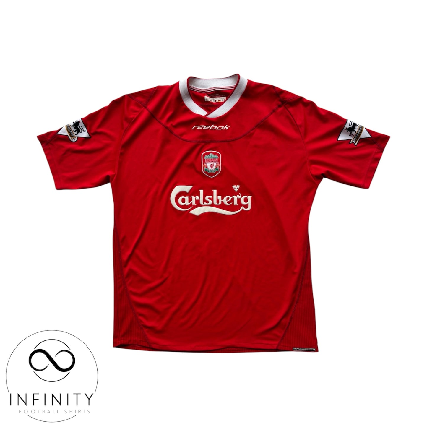 Liverpool Home Shirt 2003/04 (L) Heskey 8