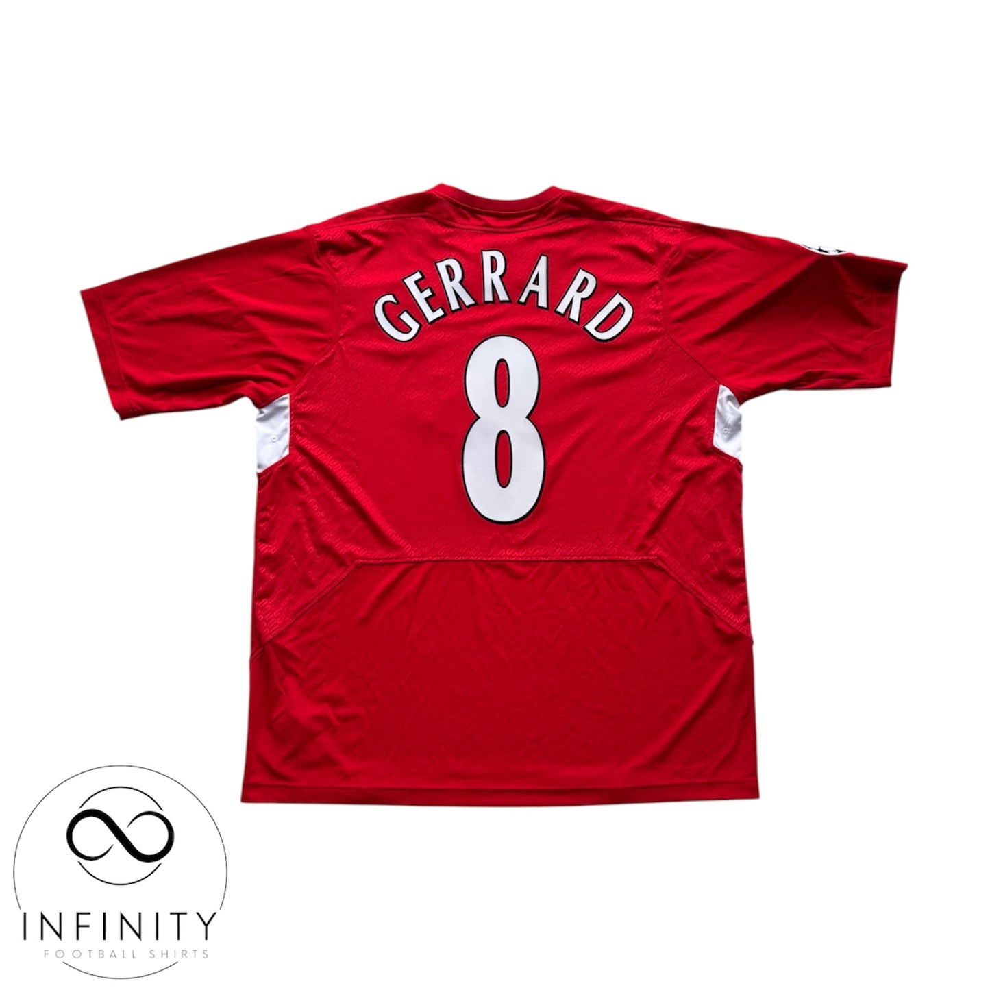 Liverpool Home Shirt 2004/05 (XL) Gerrard 8