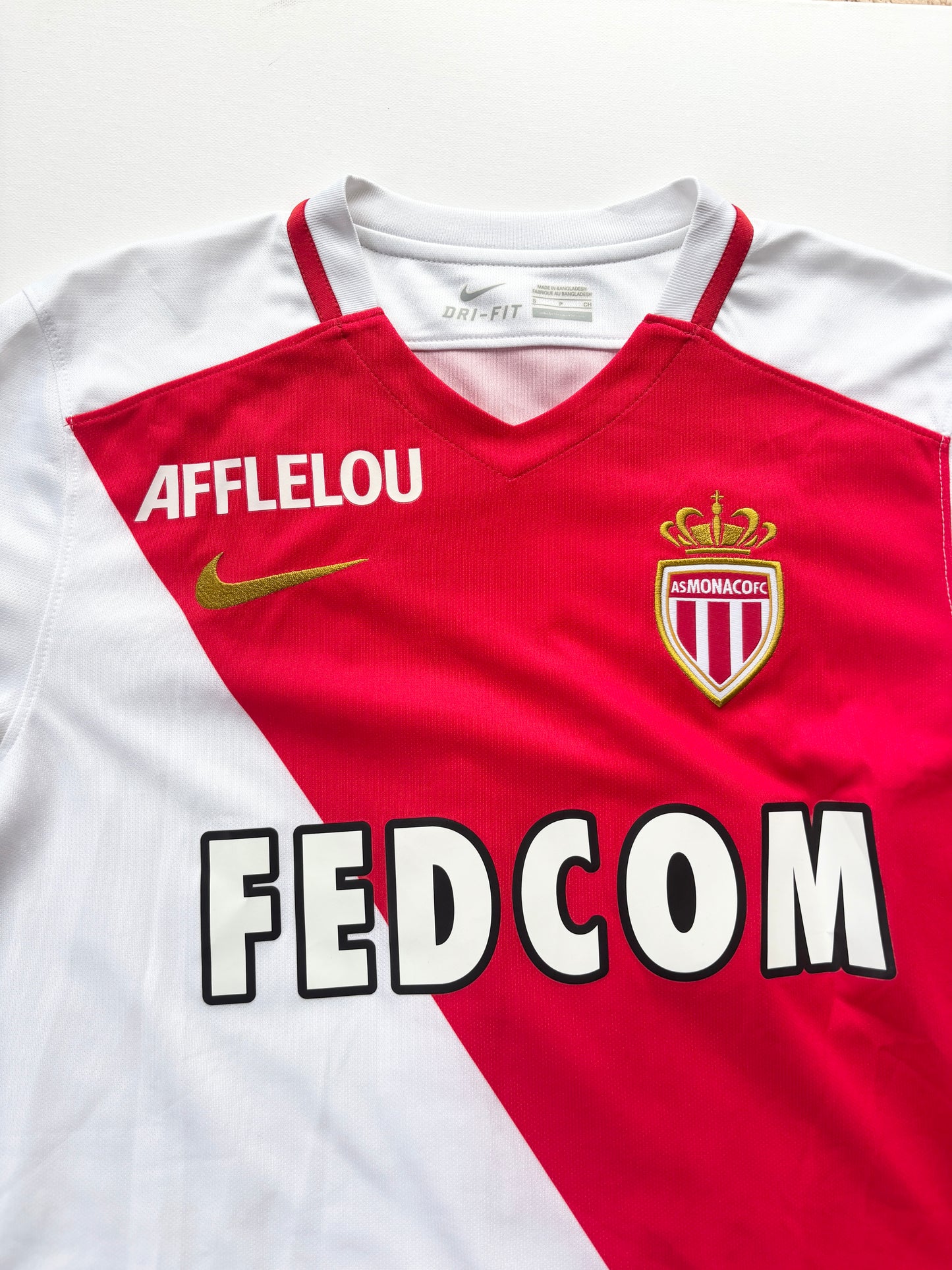 AS Monaco Home Shirt 2015/16 (S) J.Moutinho 8