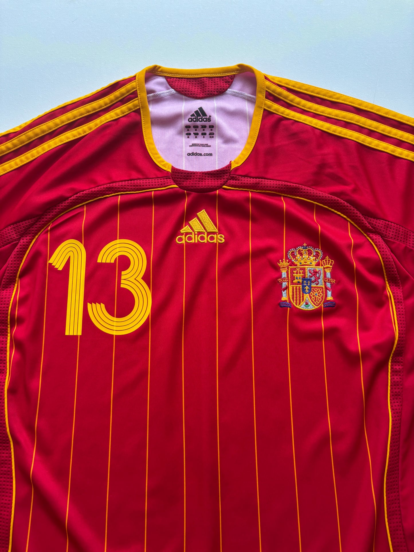 Spain Home Shirt 2006/08 (M) A. Iniesta 13