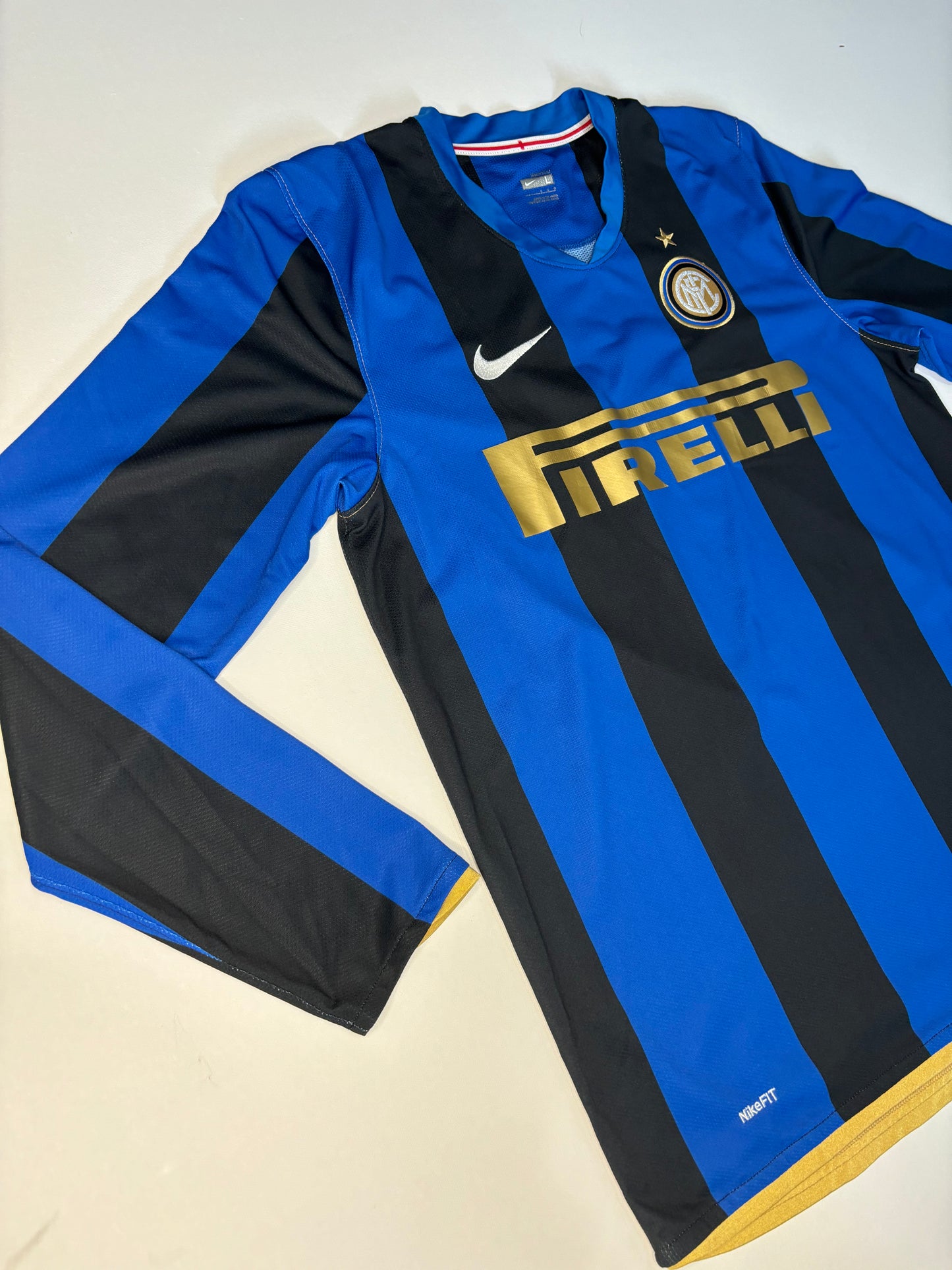 Inter Milan Home Shirt 2008/09 LS (L) Ibrahimovic 8