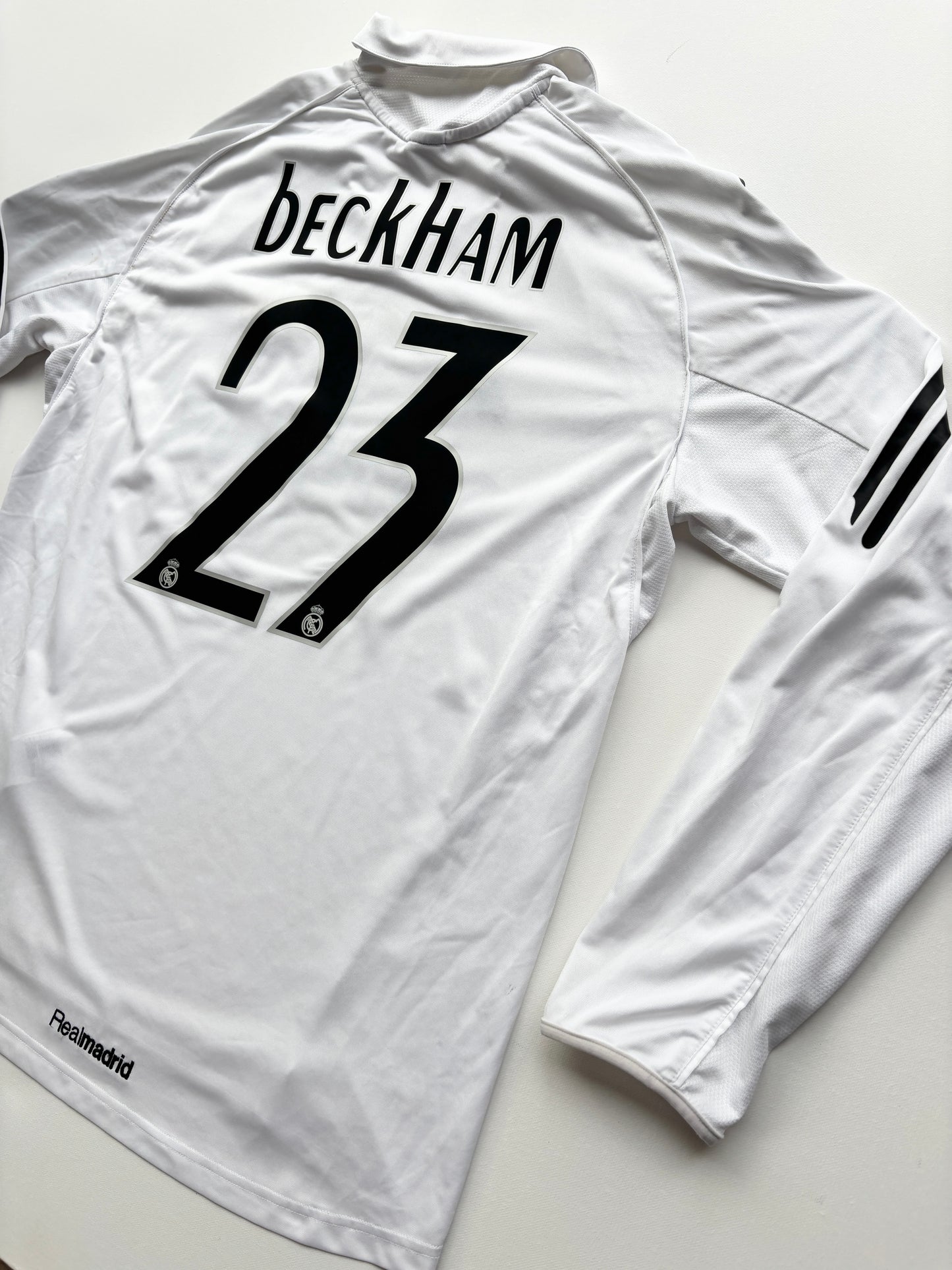 Real Madrid Home Shirt LS 2005/06 (L) Beckham 23