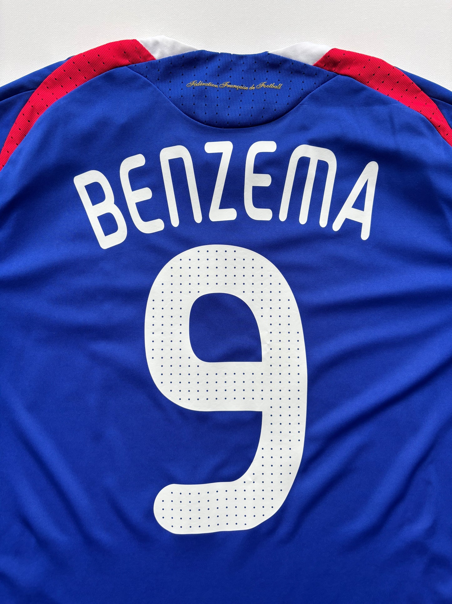 France Home Shirt 2007/08 (L) Benzema 9