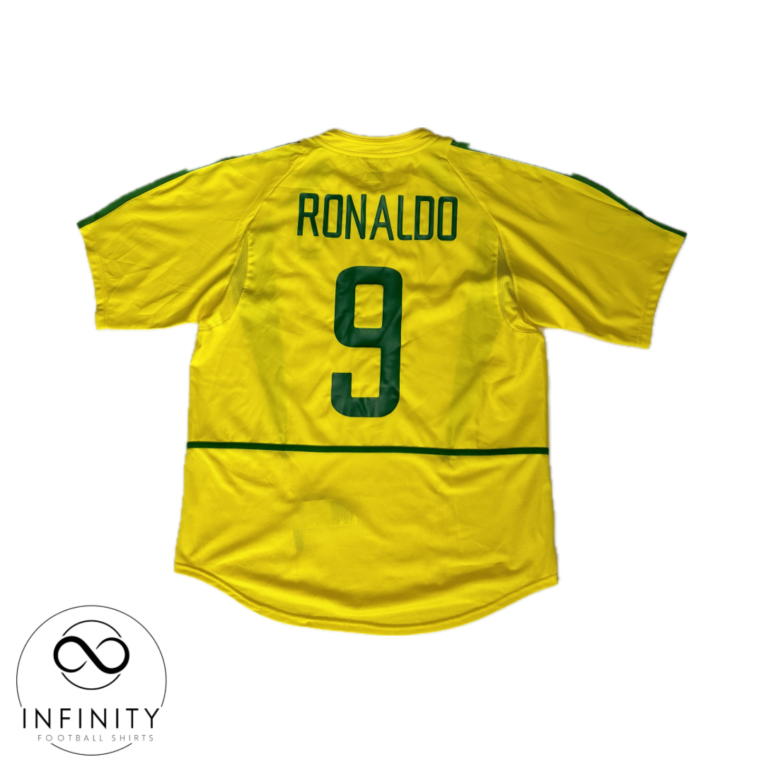 Brazil Home Shirt 2002/04 (L) Ronaldo 9