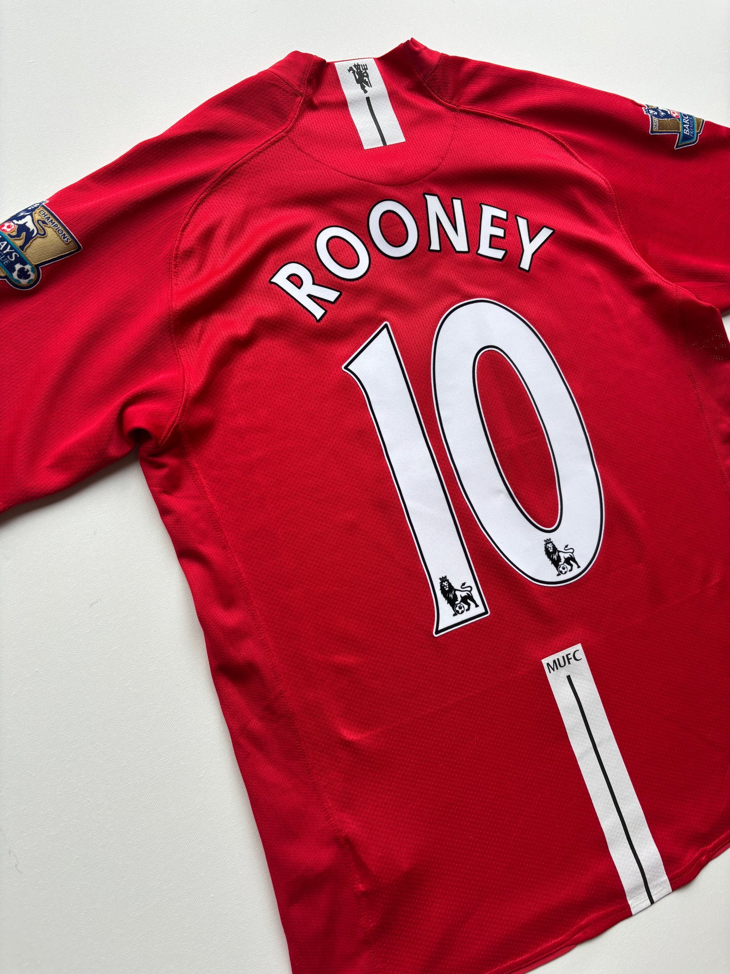 Manchester United Home Shirt 2007/08 (L) Rooney 10