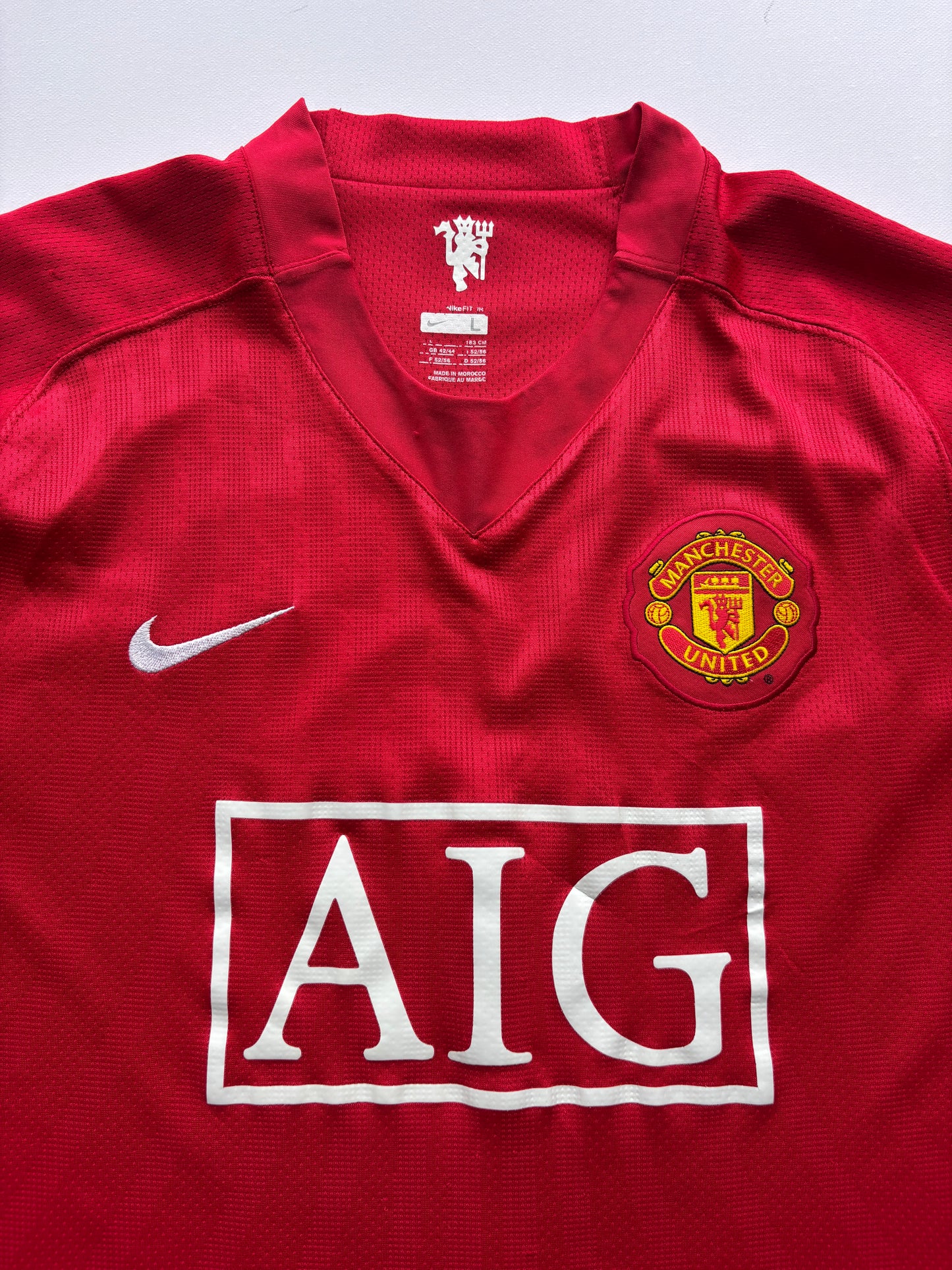 Manchester United Home Shirt 2007/08 (L) Rooney 10