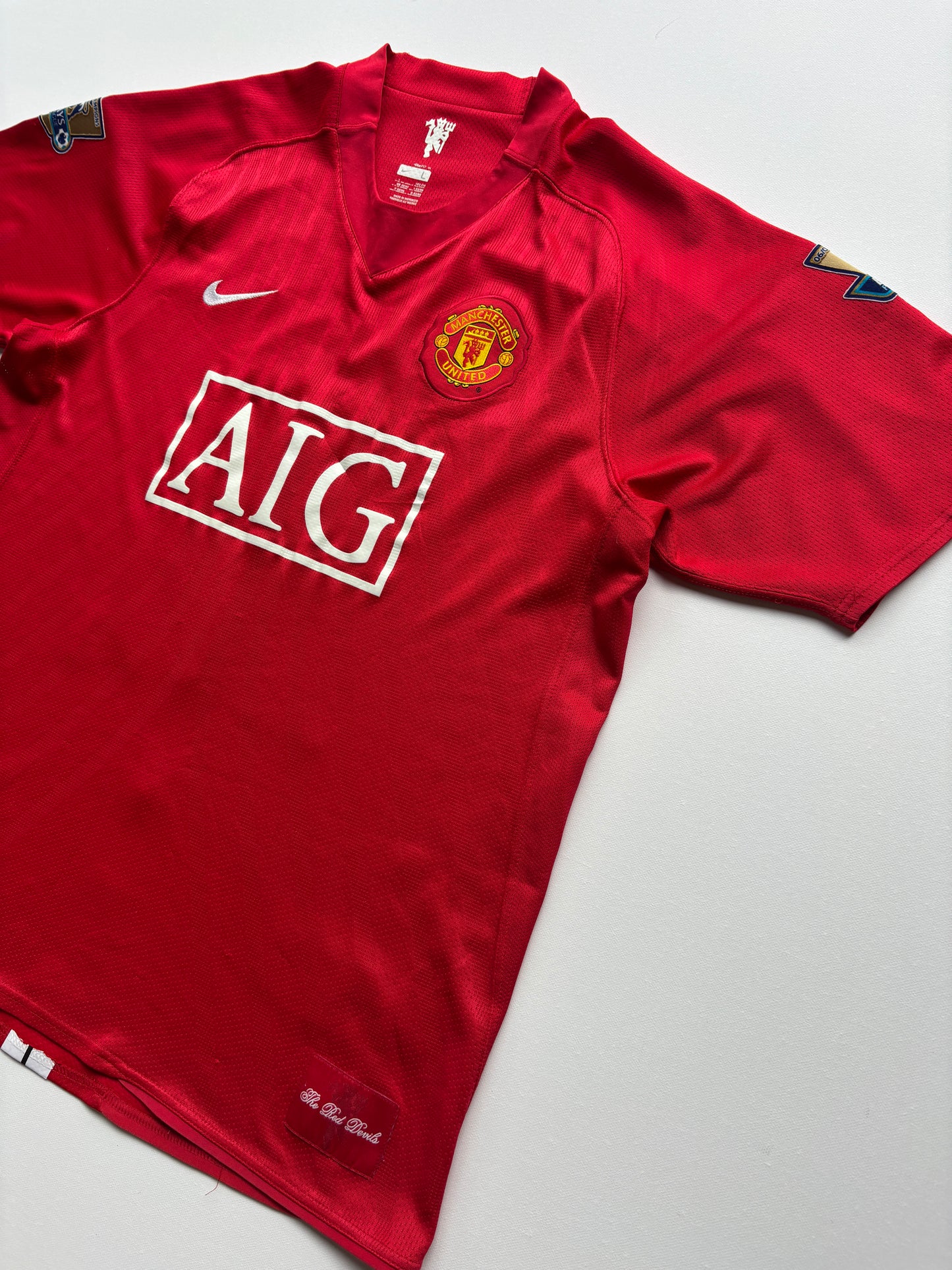Manchester United Home Shirt 2007/08 (L) Rooney 10