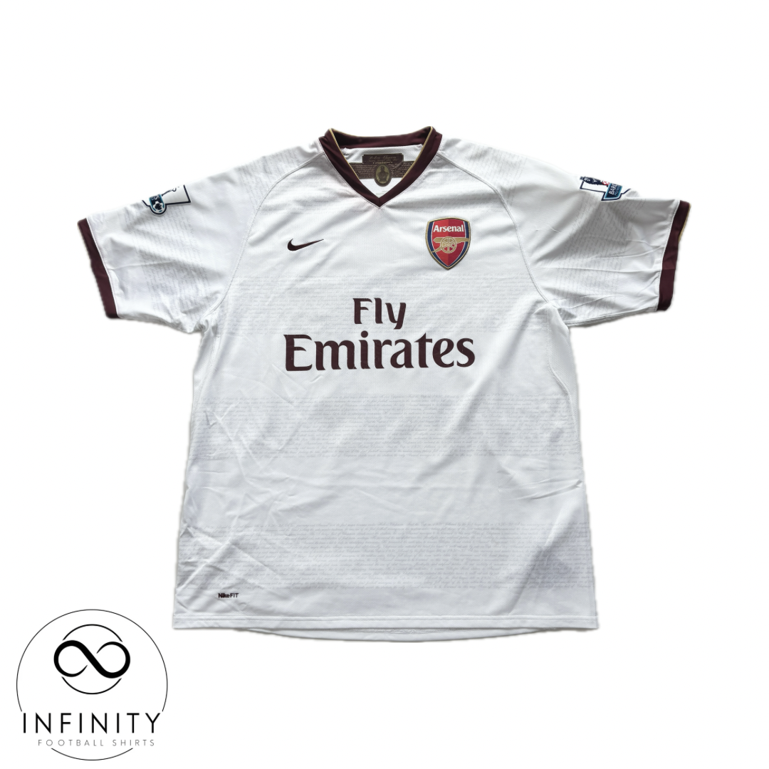 Arsenal Away Shirt 2007/08 (XL) Gilberto 19