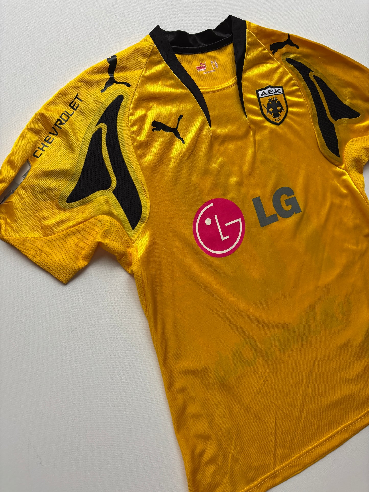 AEK Athens Home Shirt 2007/08 (M) Rivaldo 10