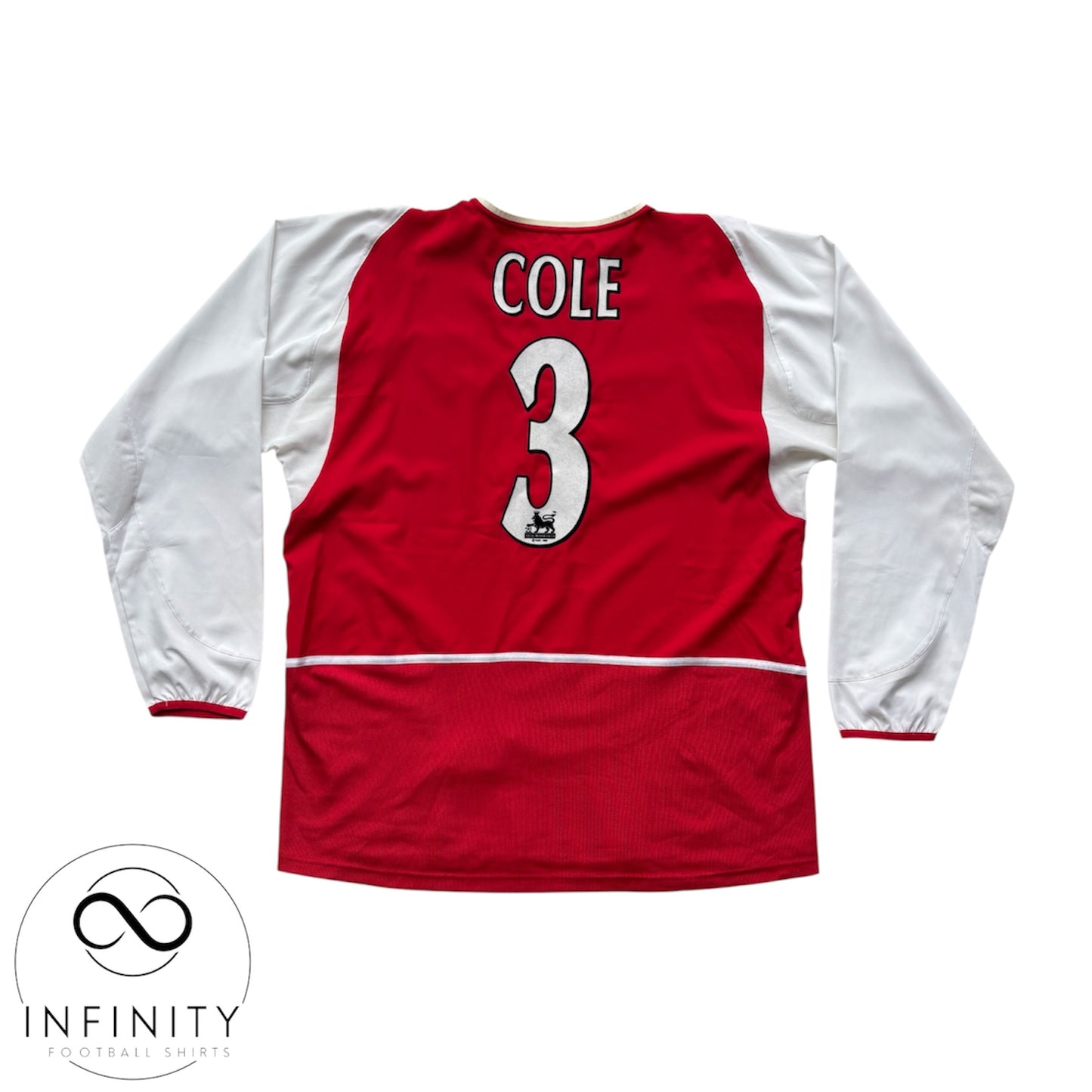 Arsenal Home Shirt LS 2002/04 (XL) Cole 3