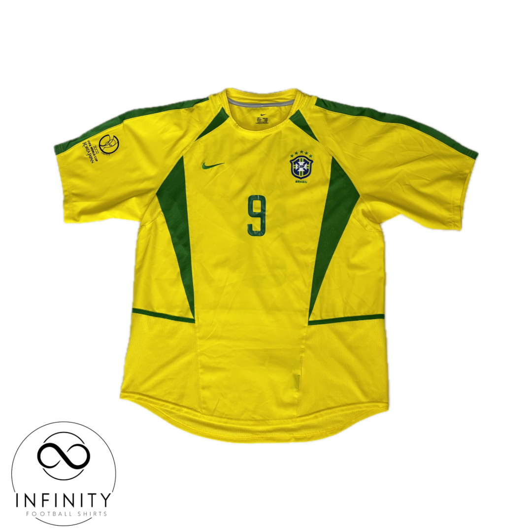 Brazil Home Shirt 2002/04 (L) Ronaldo 9