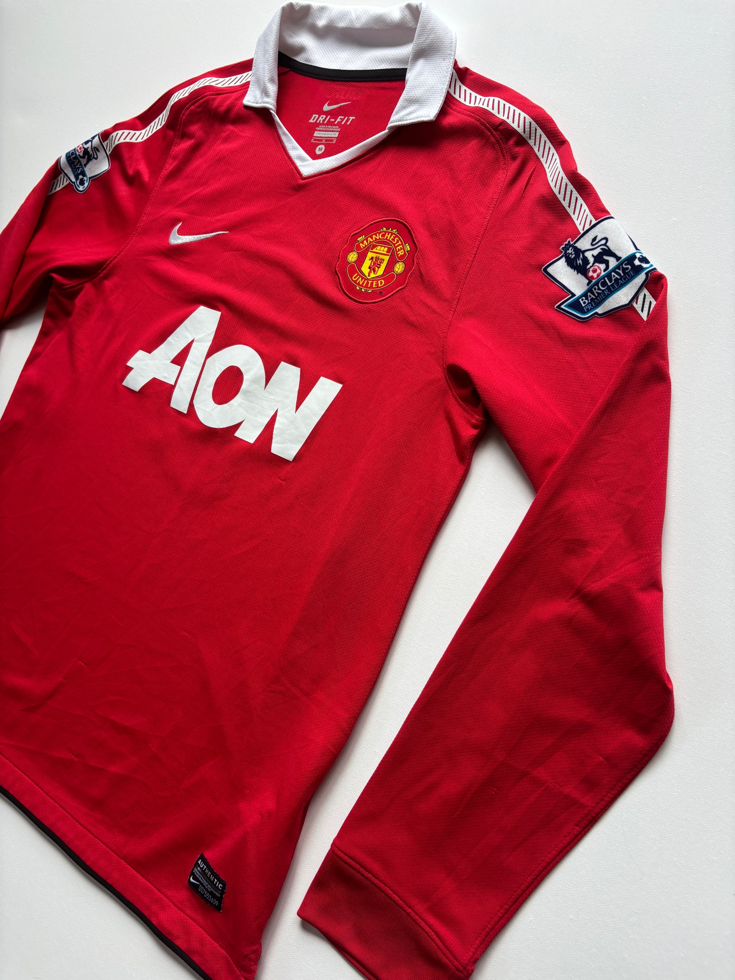 Manchester United Home Shirt LS 2010/11 (M) Berbatov 9