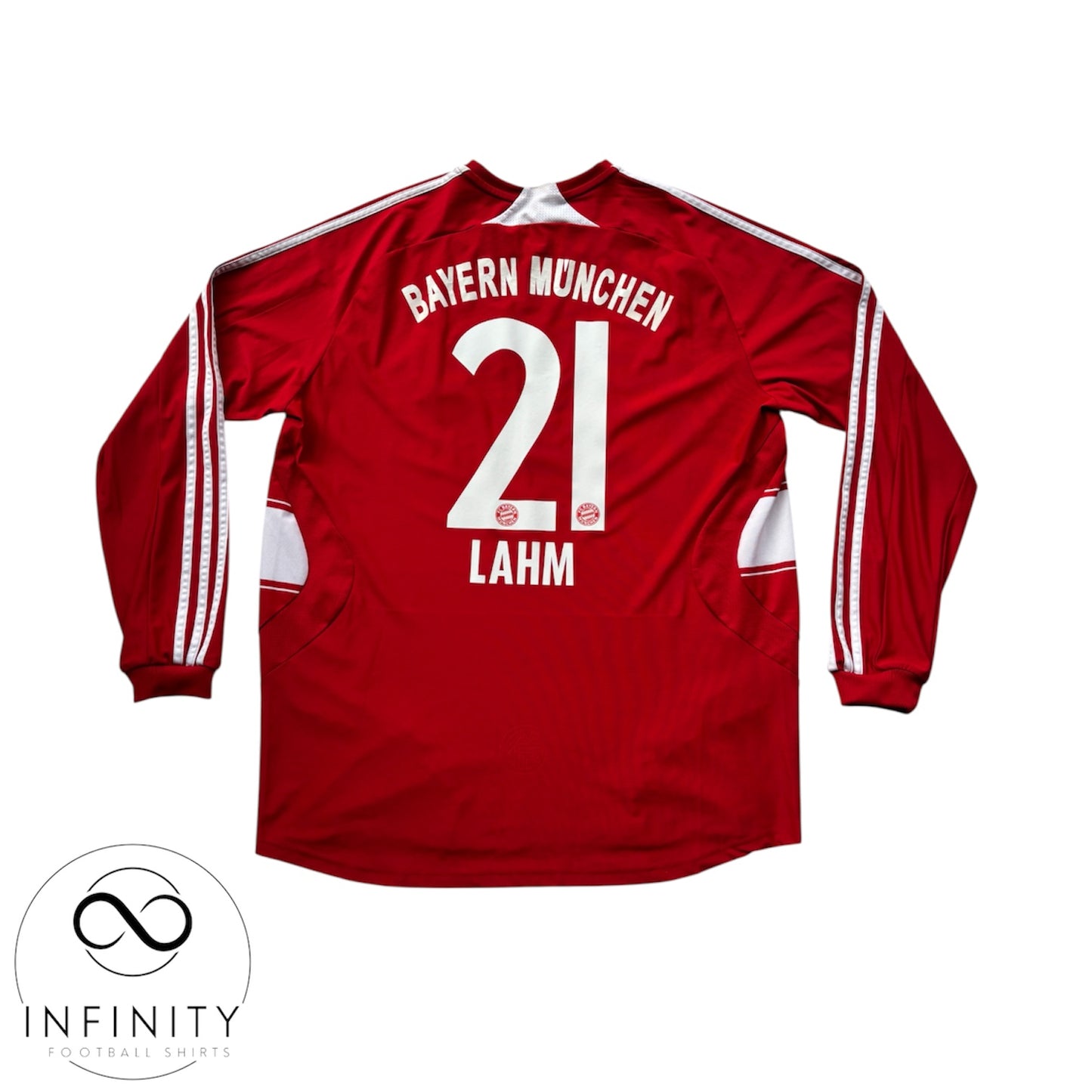 Bayern Munich Home Shirt LS 2007/08 (XL) Lahm 21