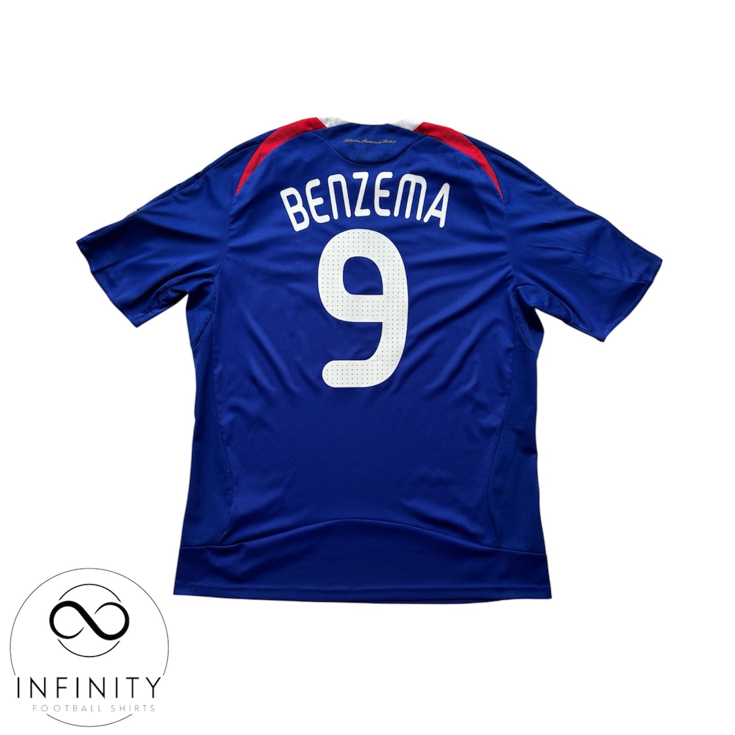 France Home Shirt 2007/08 (L) Benzema 9