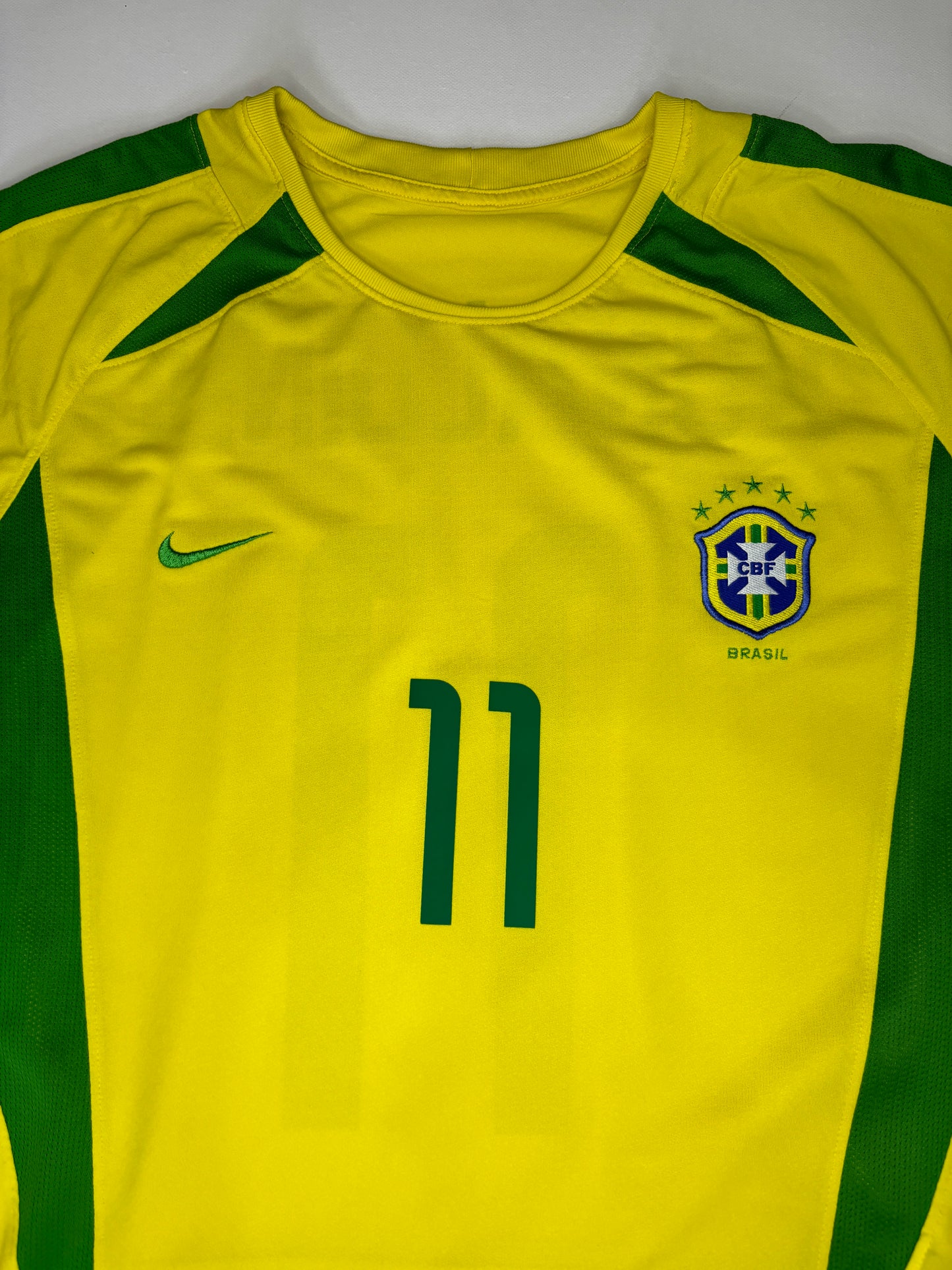 Brazil Home Shirt 2002/04 (XL) Ronaldinho 11