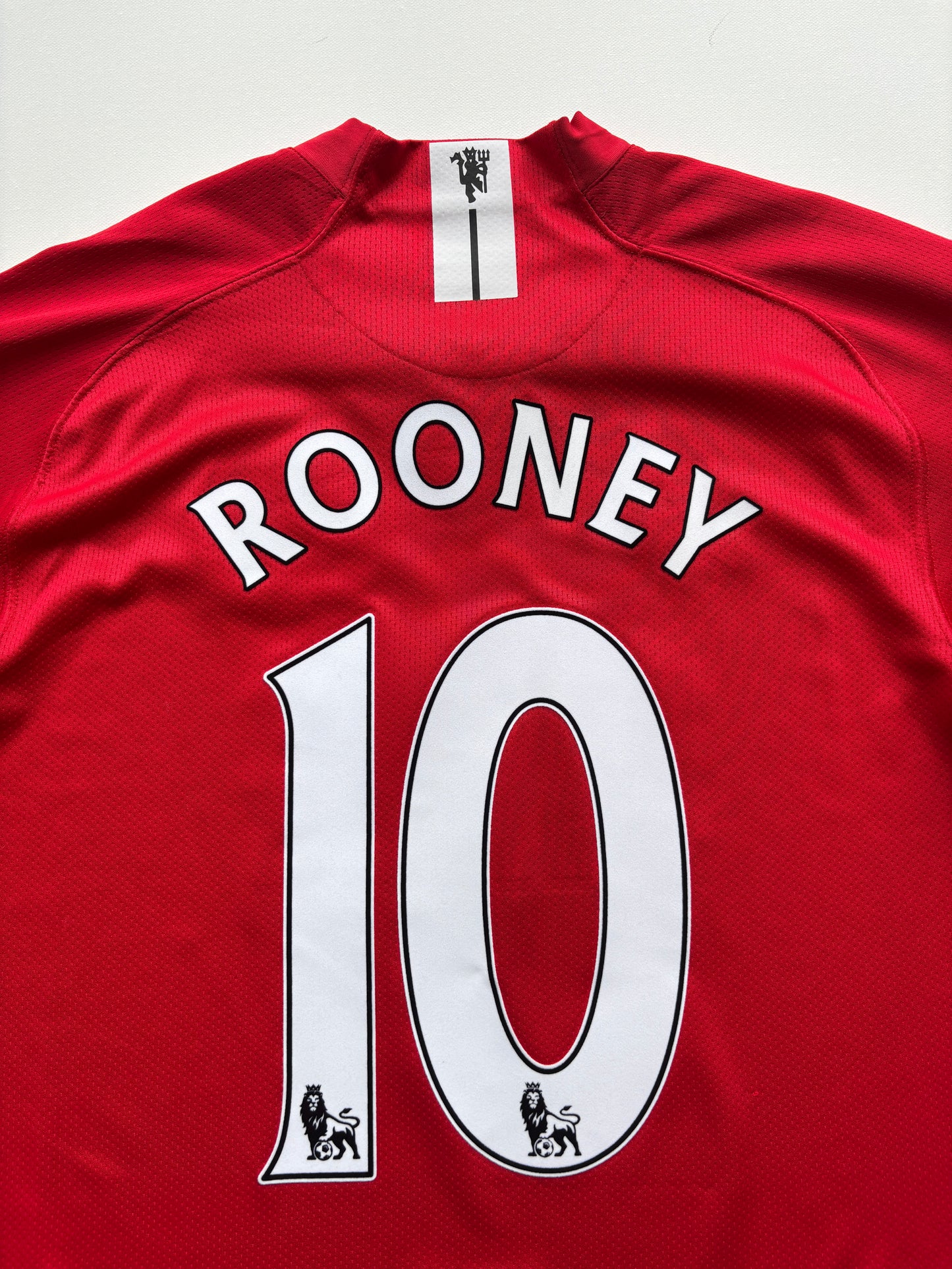 Manchester United Home Shirt 2007/08 (L) Rooney 10