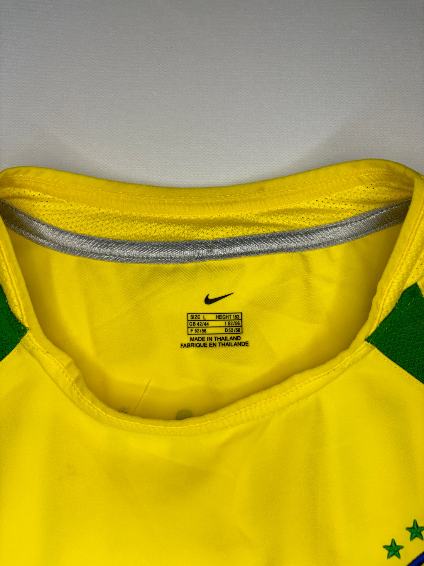 Brazil Home Shirt 2002/04 (L) Ronaldo 9