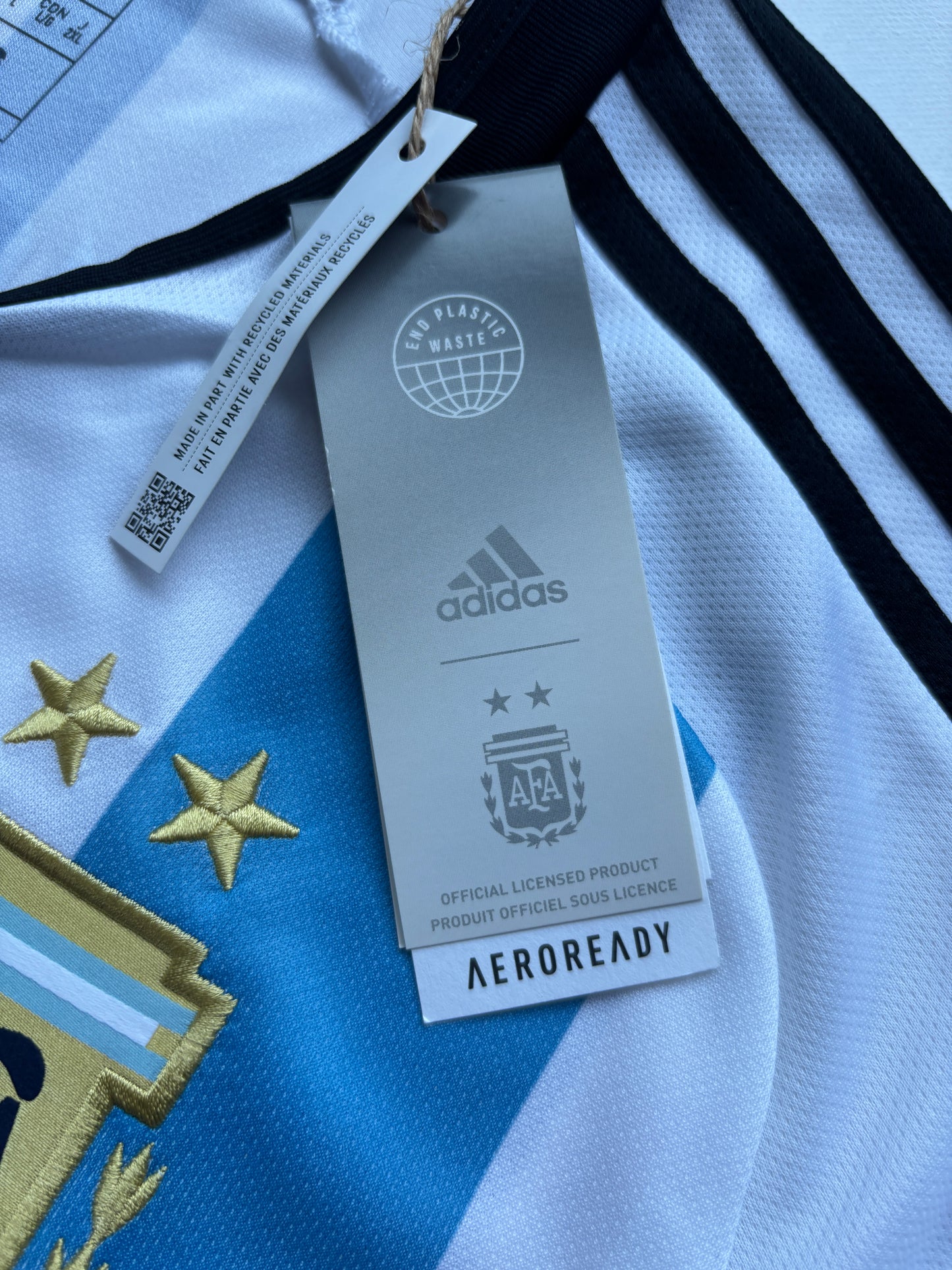 Argentina Home Shirt 2022 (L) Messi 10 BNWT