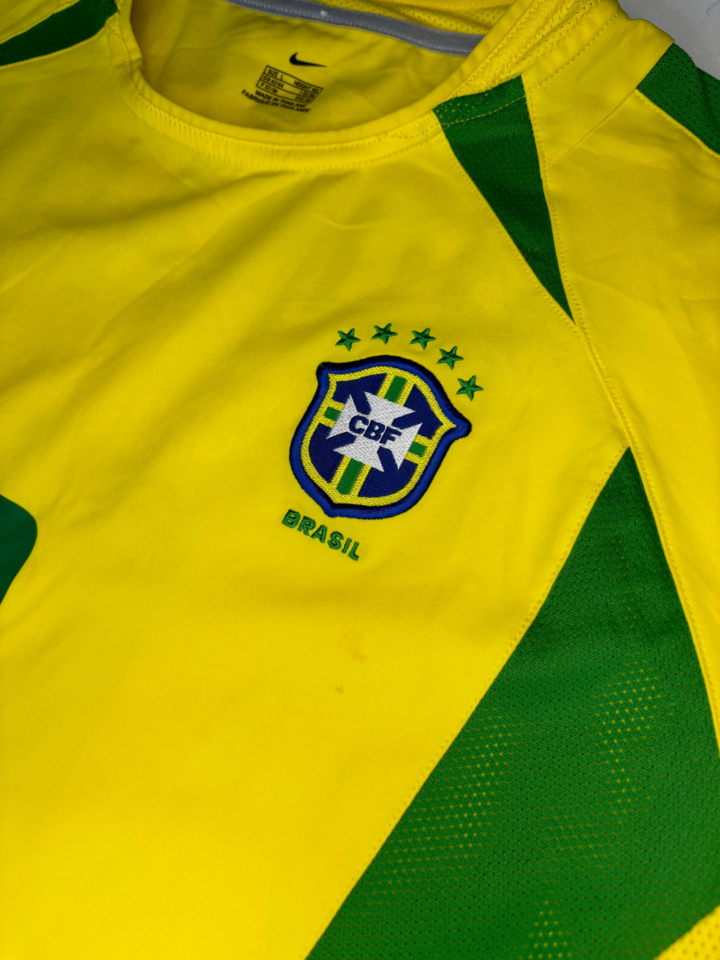 Brazil Home Shirt 2002/04 (L) Ronaldo 9