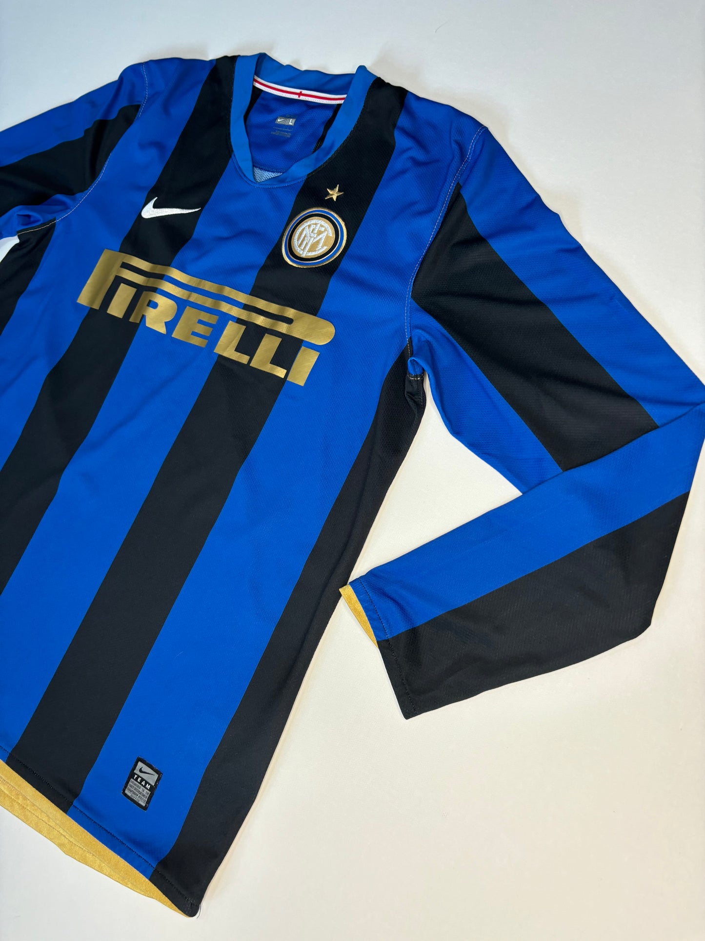 Inter Milan Home Shirt 2008/09 LS (L) Ibrahimovic 8