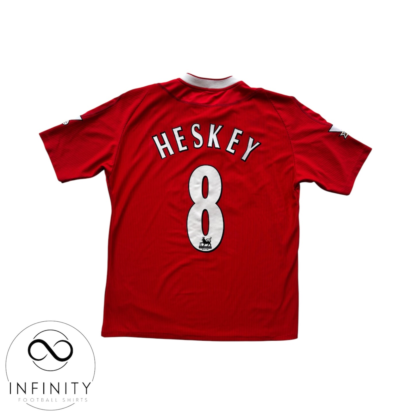 Liverpool Home Shirt 2003/04 (L) Heskey 8