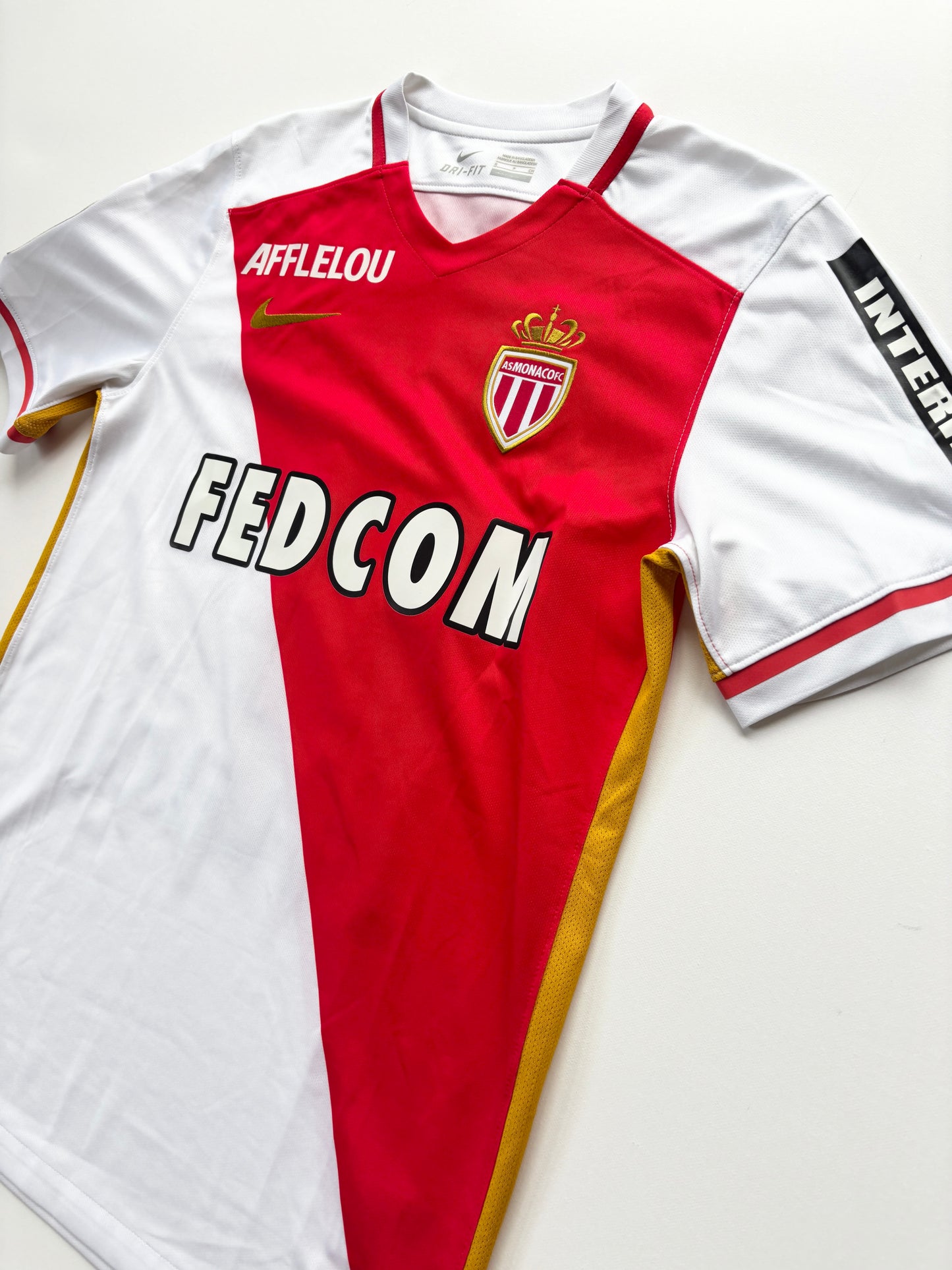 AS Monaco Home Shirt 2015/16 (S) J.Moutinho 8