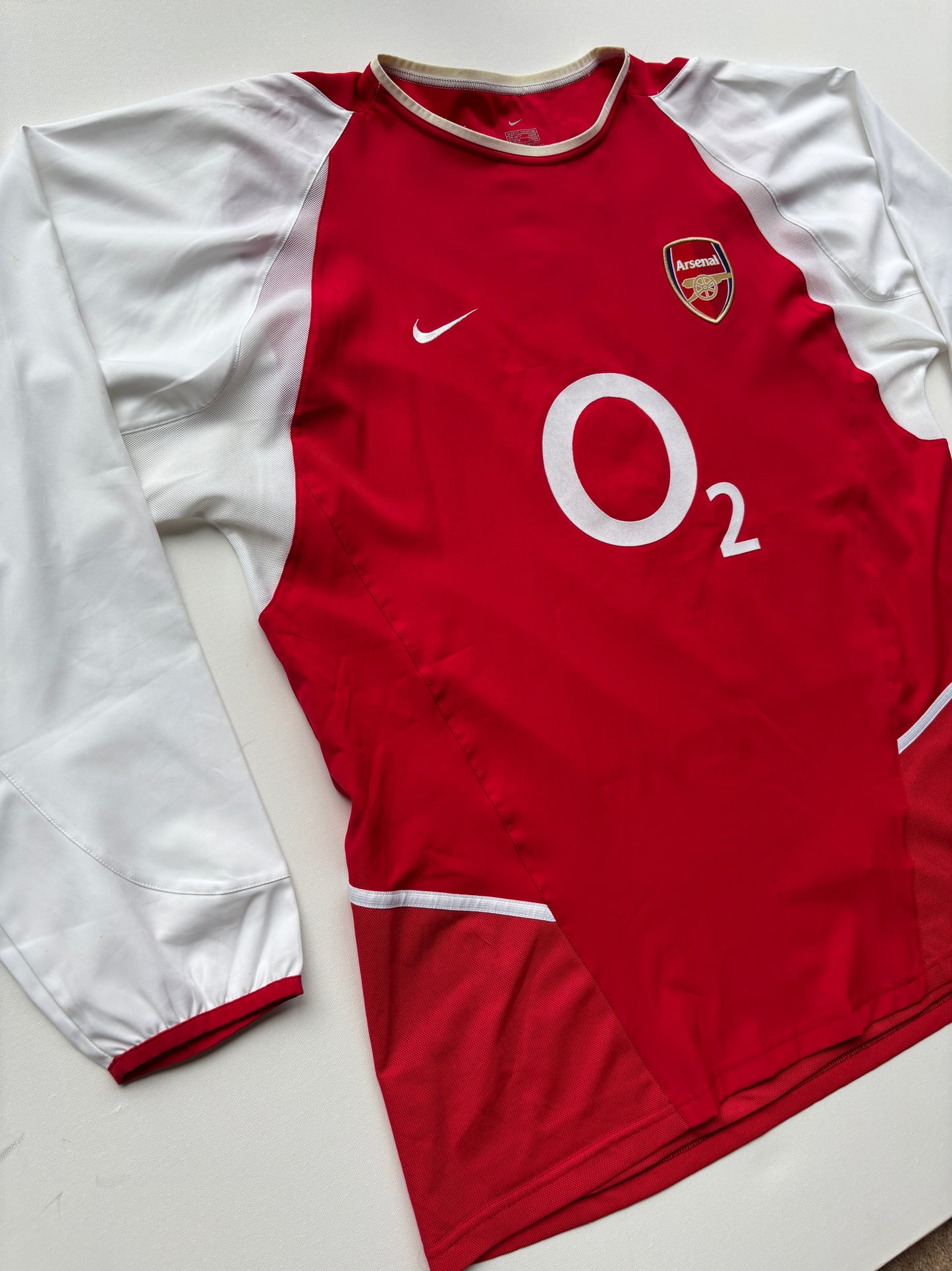 Arsenal Home Shirt LS 2002/04 (XL) Cole 3