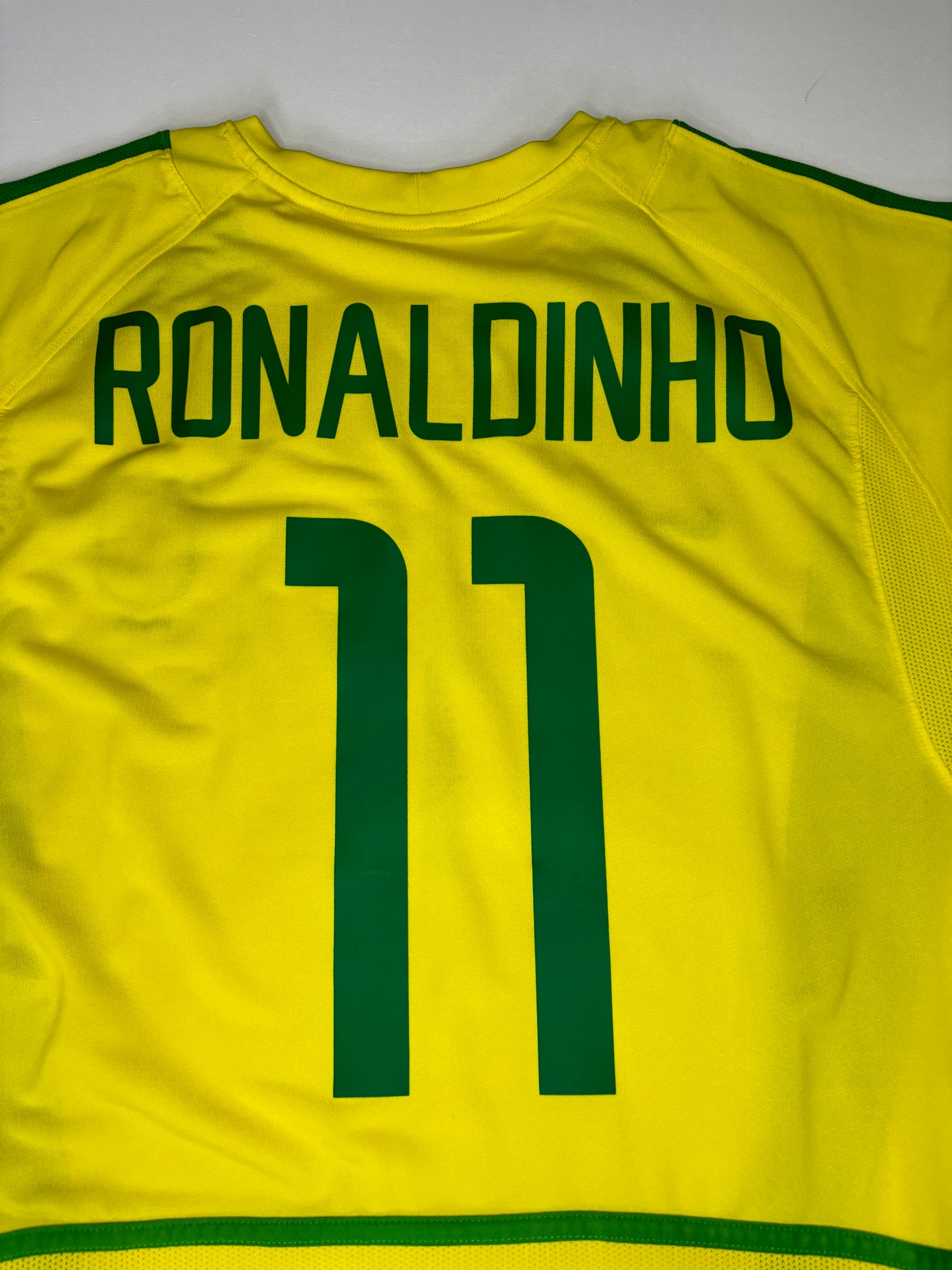 Brazil Home Shirt 2002/04 (XL) Ronaldinho 11
