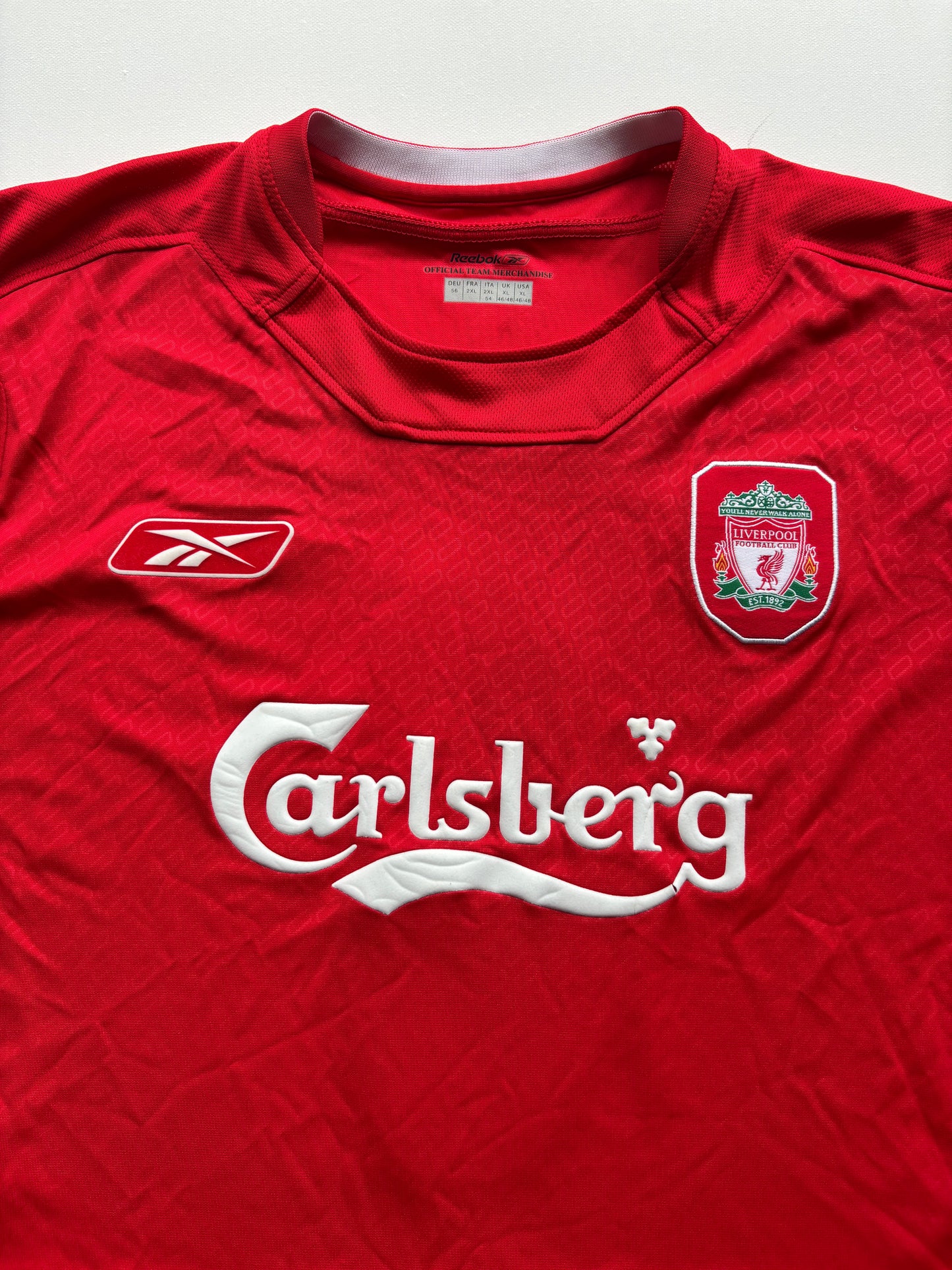 Liverpool Home Shirt 2004/05 (XL) Gerrard 8