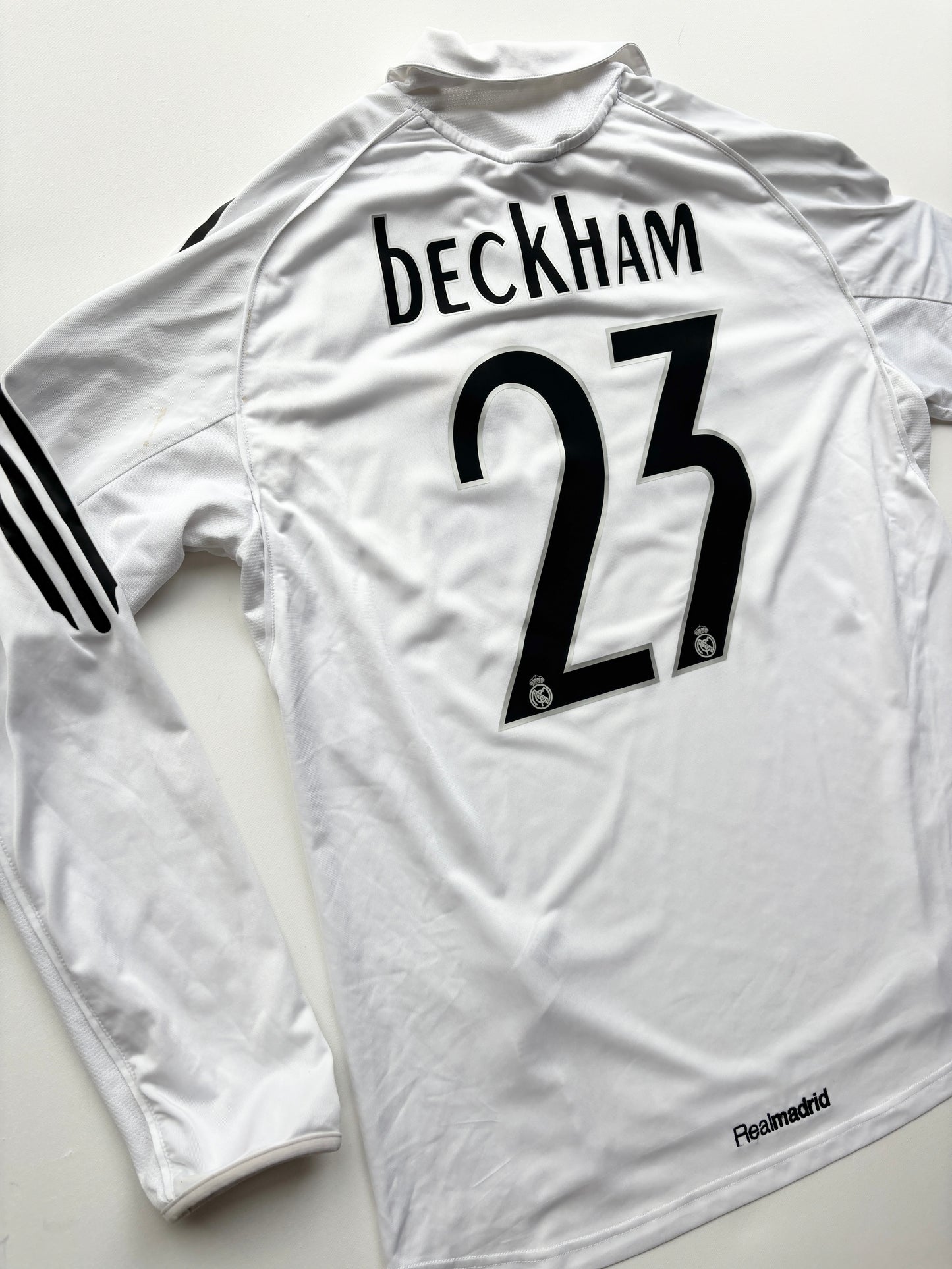 Real Madrid Home Shirt LS 2005/06 (L) Beckham 23