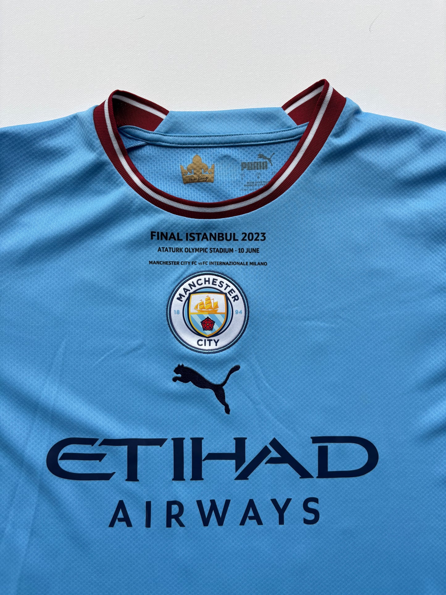 Manchester City Home Shirt 2022/23 (L) Haaland 9