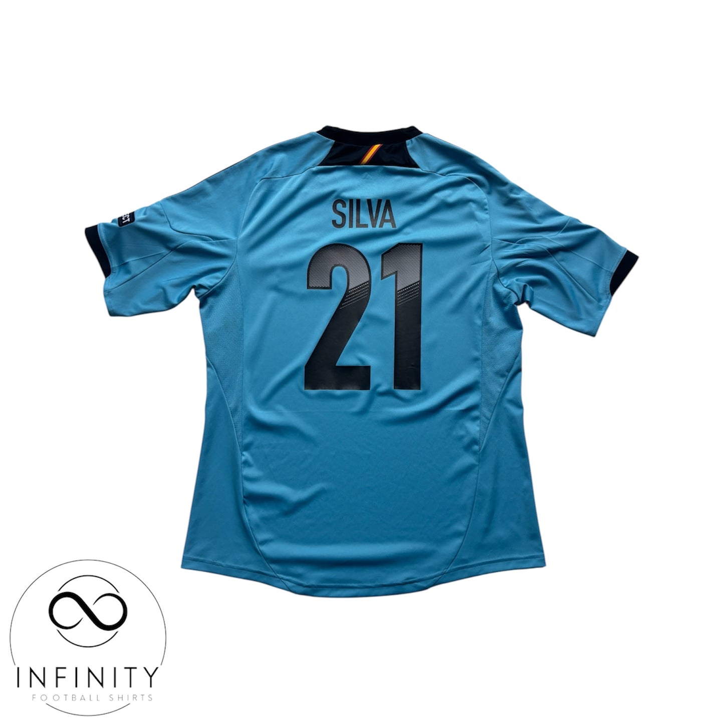 Spain Away Shirt 2012/13 (L) Silva 21