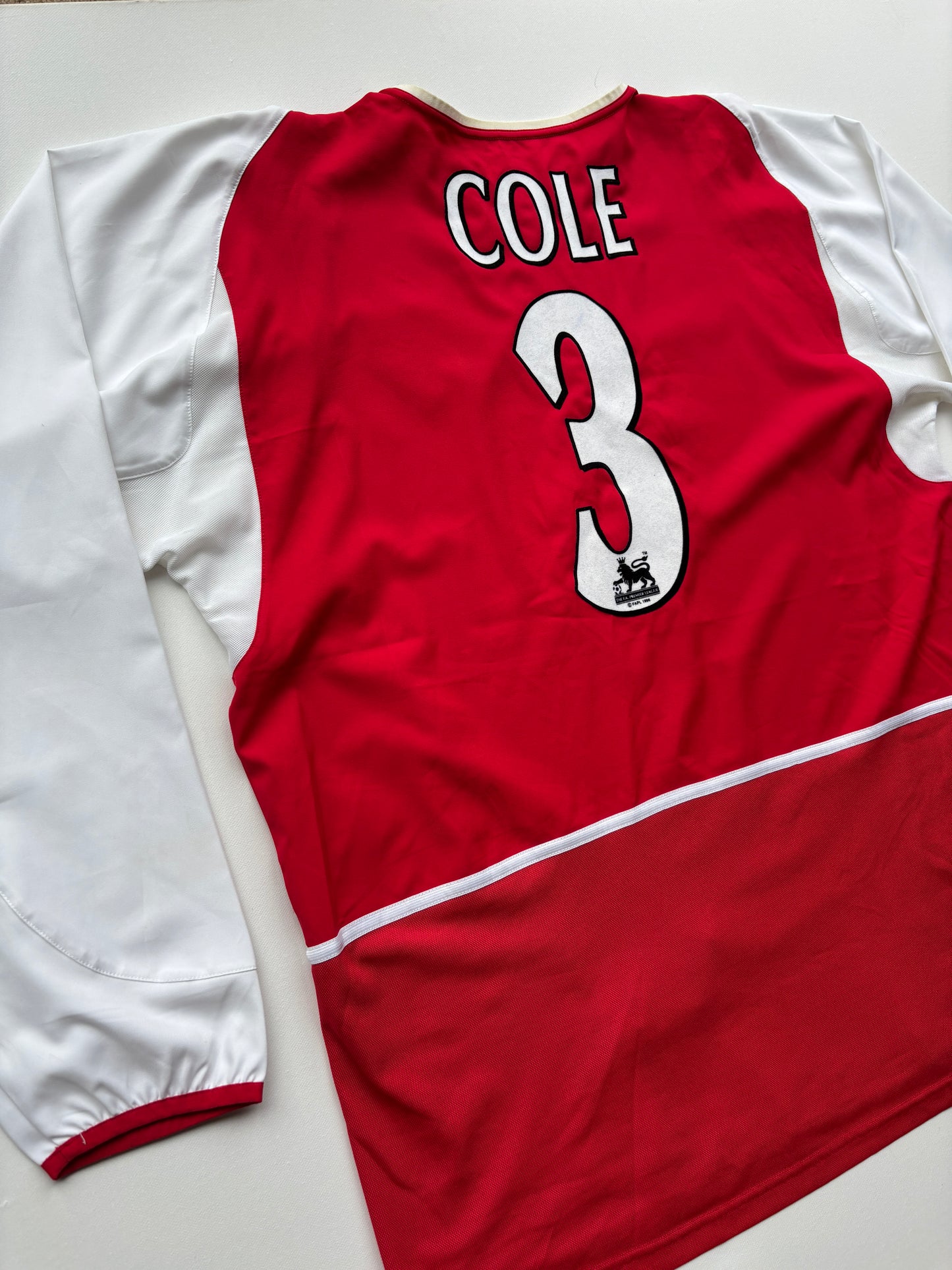 Arsenal Home Shirt LS 2002/04 (XL) Cole 3