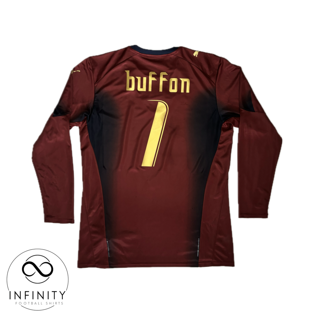 Italy Away Goalkeeper Shirt 2006 (L) Buffon 1 – Infinity