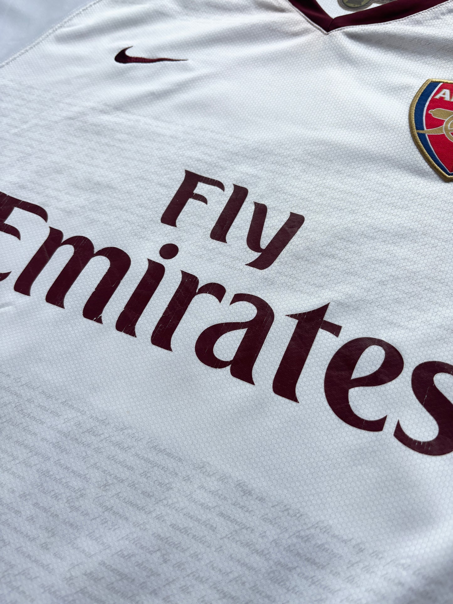 Arsenal Away Shirt 2007/08 (XL) Gilberto 19