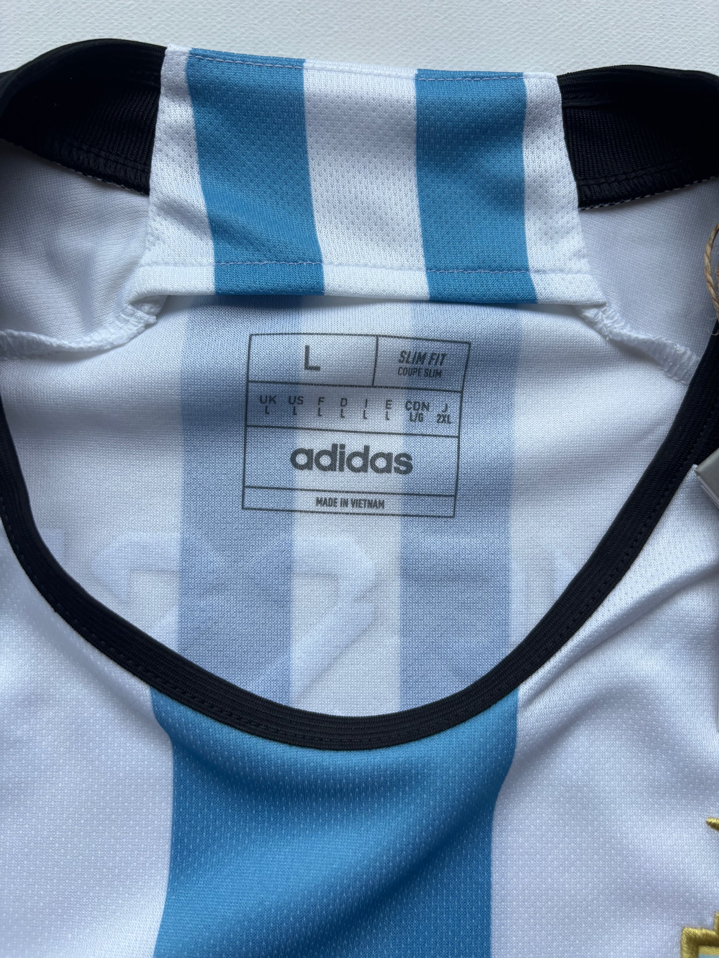 Argentina Home Shirt 2022 (L) Messi 10 BNWT