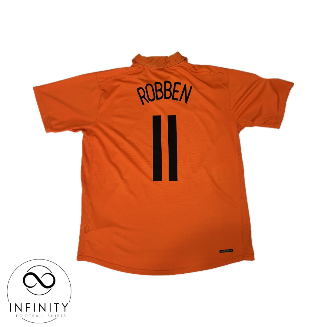 Netherlands Home Shirt 2006/08 (XL) Robben 11