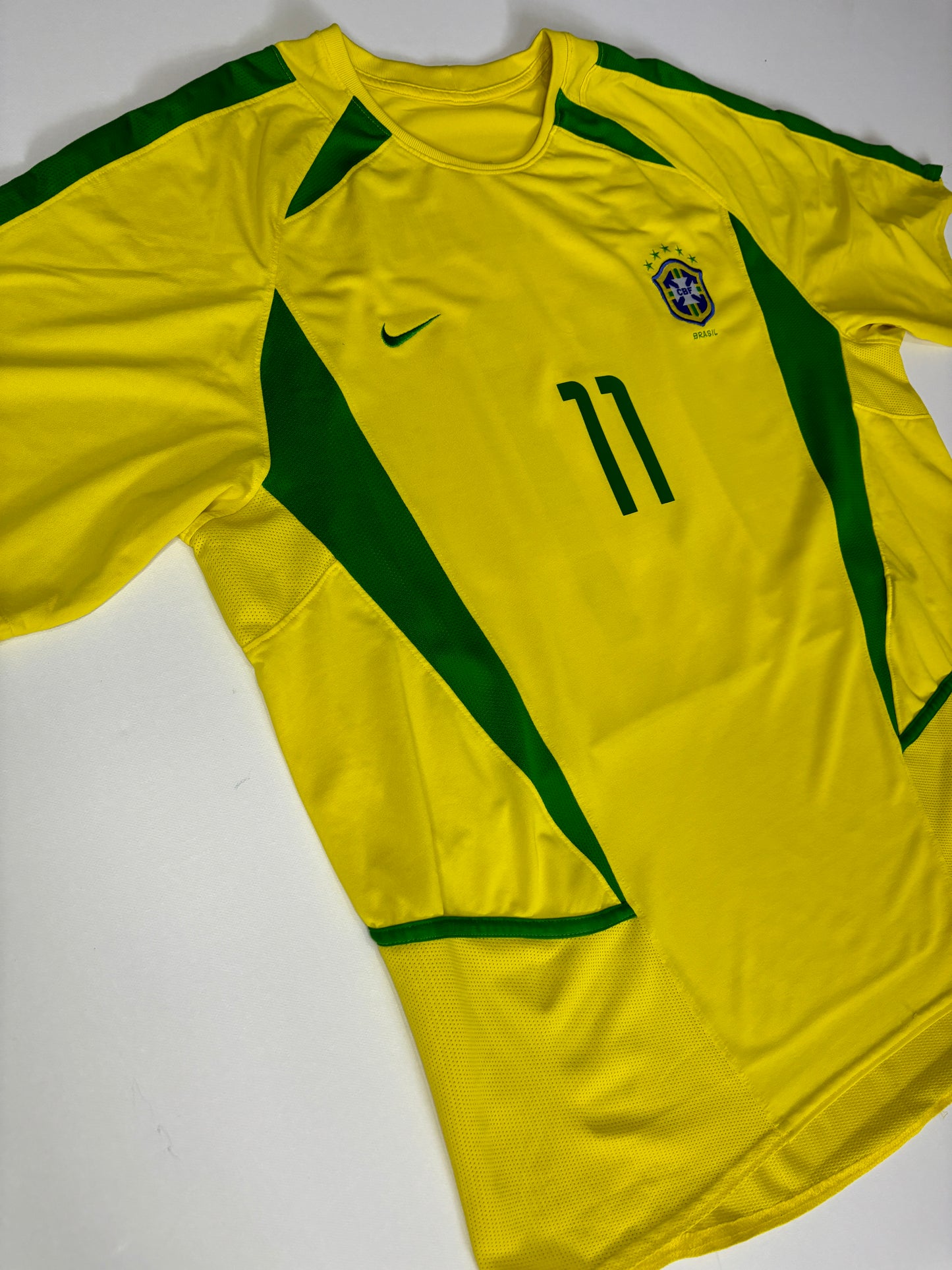 Brazil Home Shirt 2002/04 (XL) Ronaldinho 11