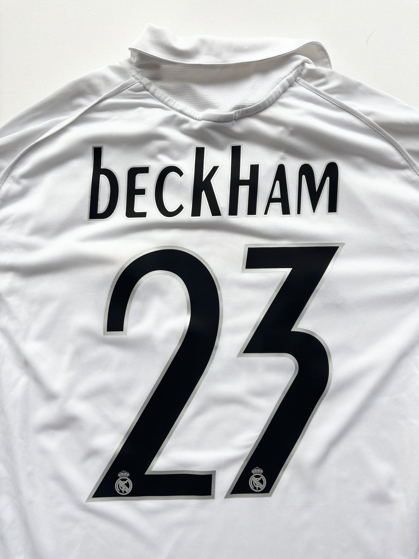 Real Madrid Home Shirt LS 2005/06 (L) Beckham 23
