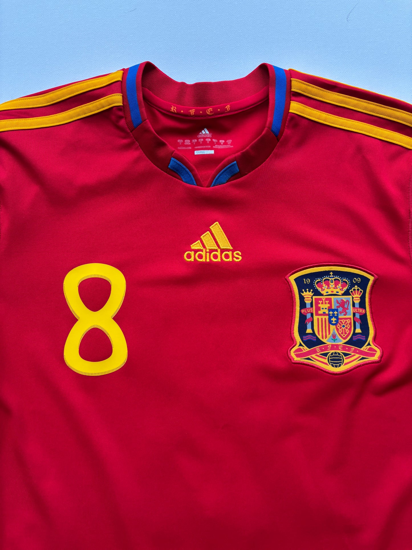 Spain Home Shirt 2010 (S) Xavi 8