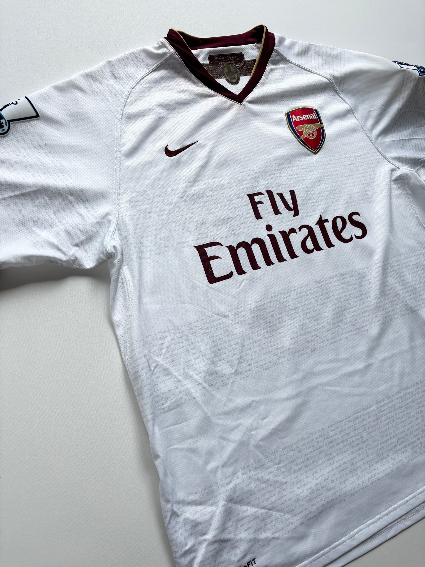 Arsenal Away Shirt 2007/08 (XL) Gilberto 19