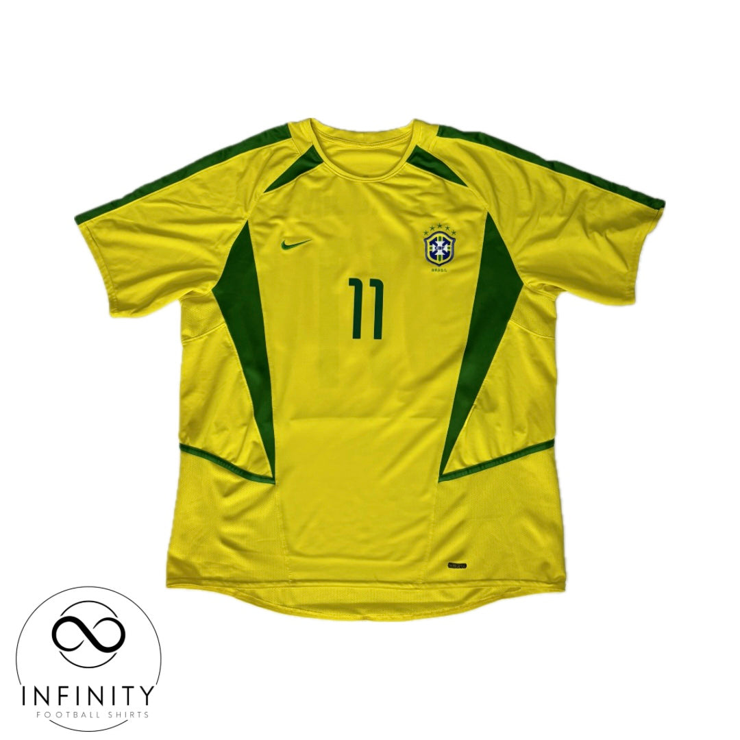 Brazil Home Shirt 2002/04 (XL) Ronaldinho 11