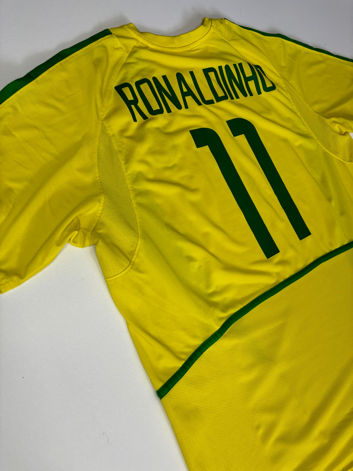 Brazil Home Shirt 2002/04 (XL) Ronaldinho 11
