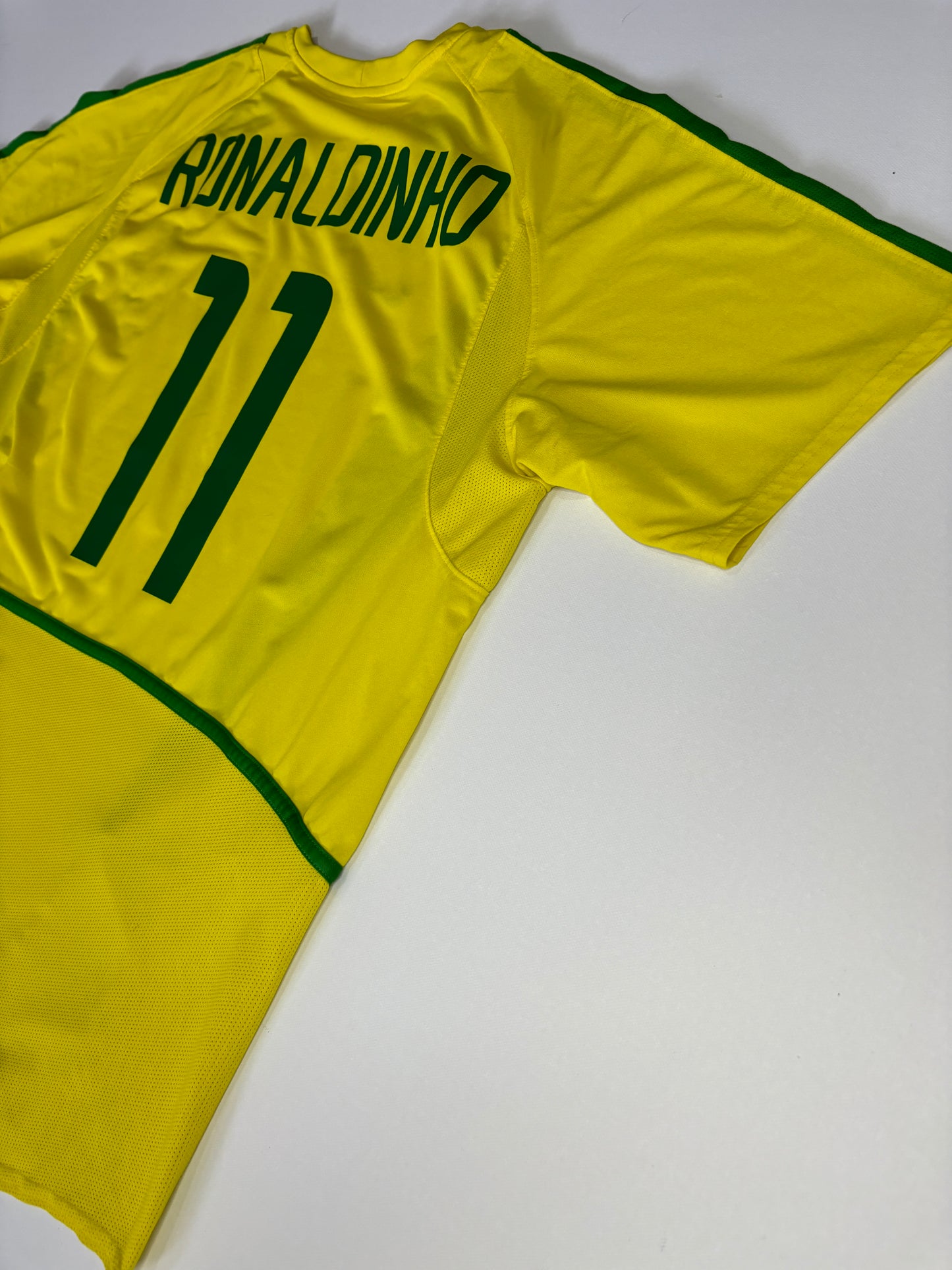 Brazil Home Shirt 2002/04 (XL) Ronaldinho 11