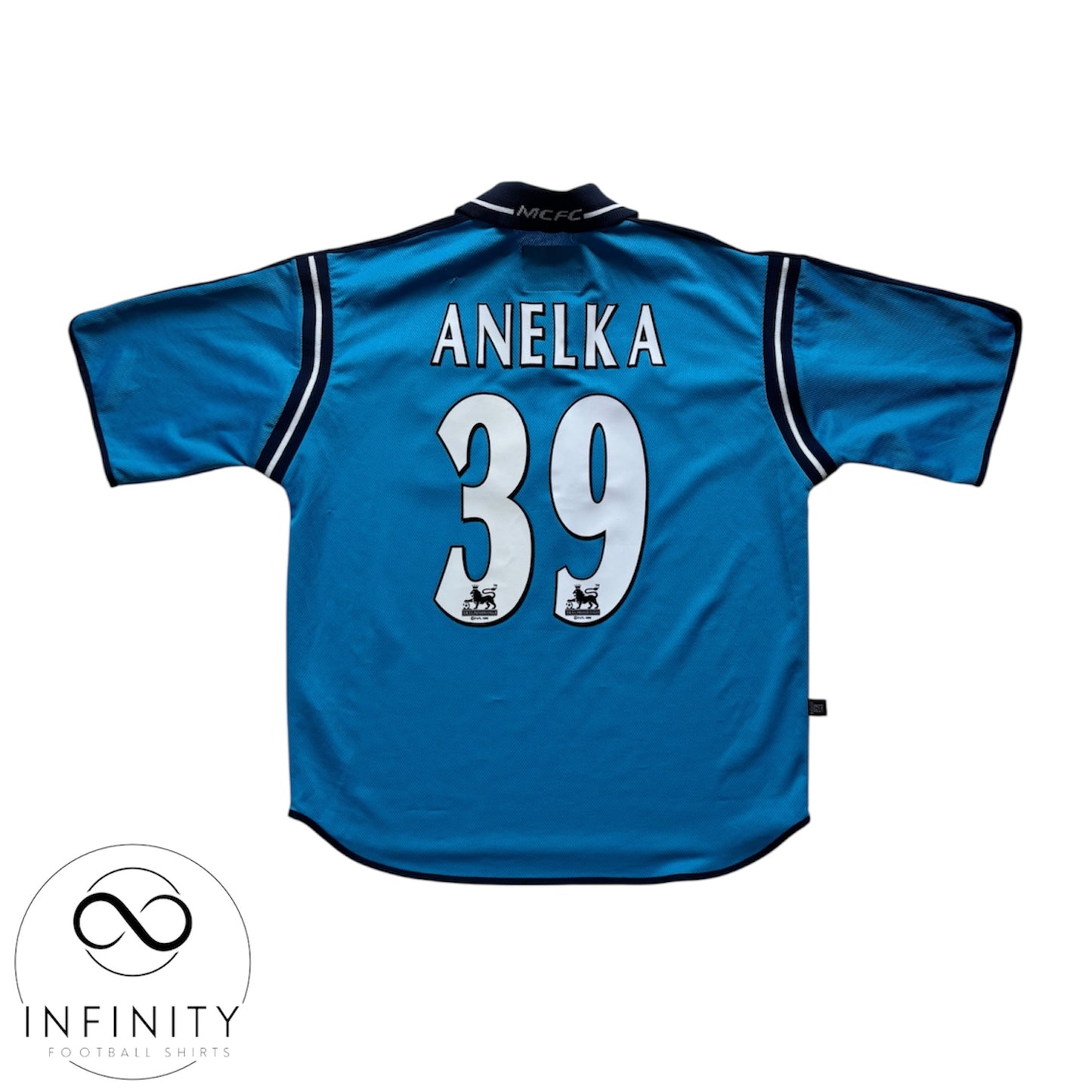 Manchester City Home Shirt 2002/03 (M) Anelka 39