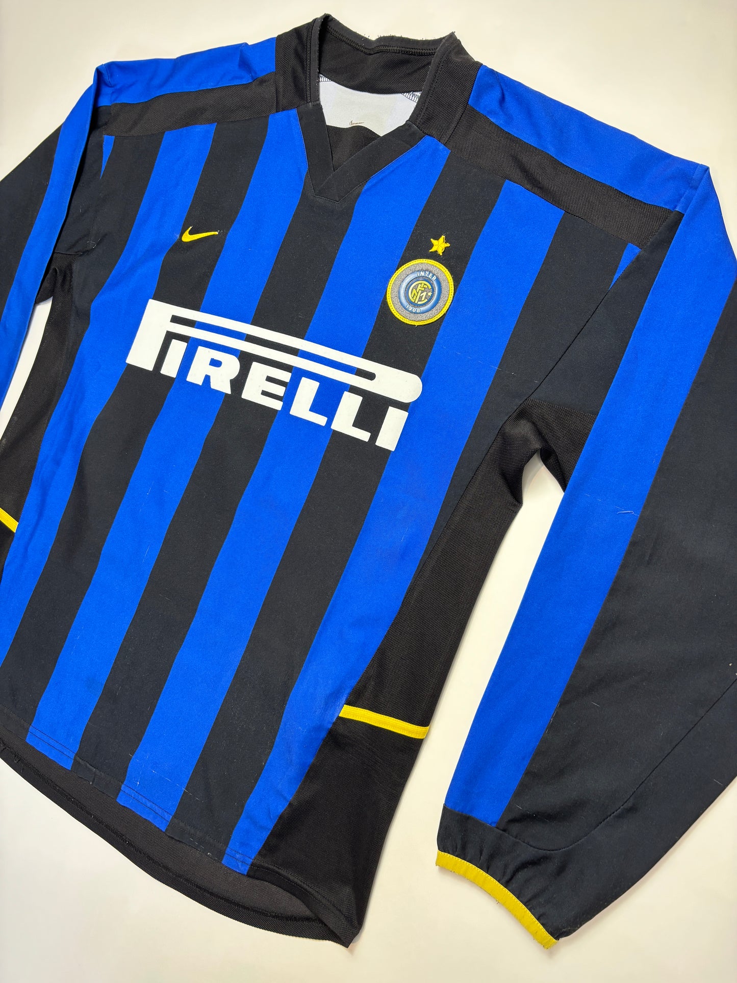 Inter Milan Home Shirt 2002/03 LS (L) F.Cannavaro 13