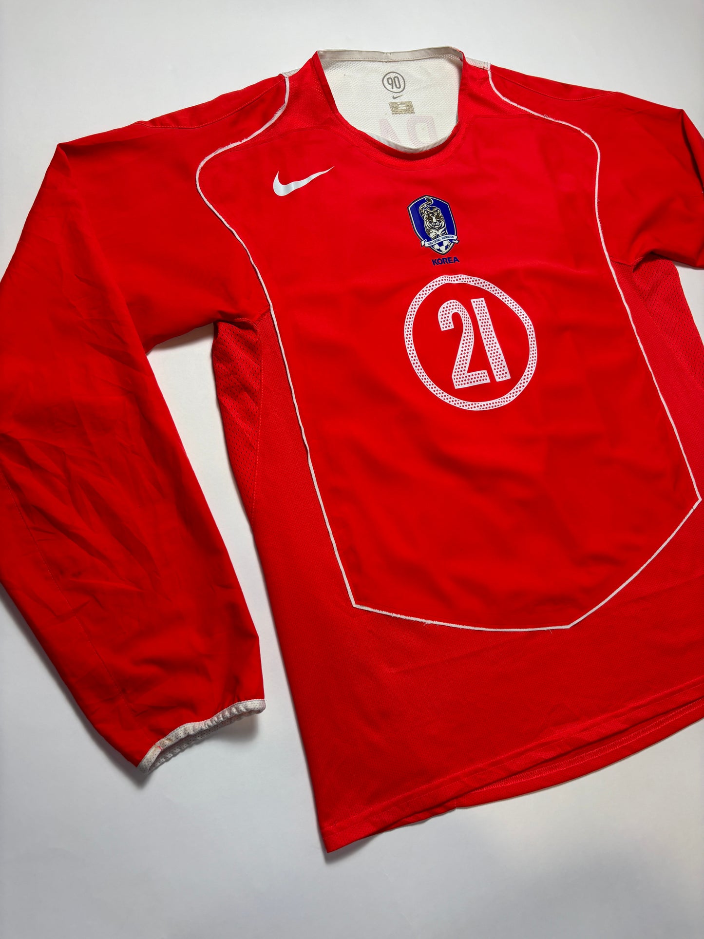 South Korea Home Shirt 2004/06 LS (XL) J.S.Park 21