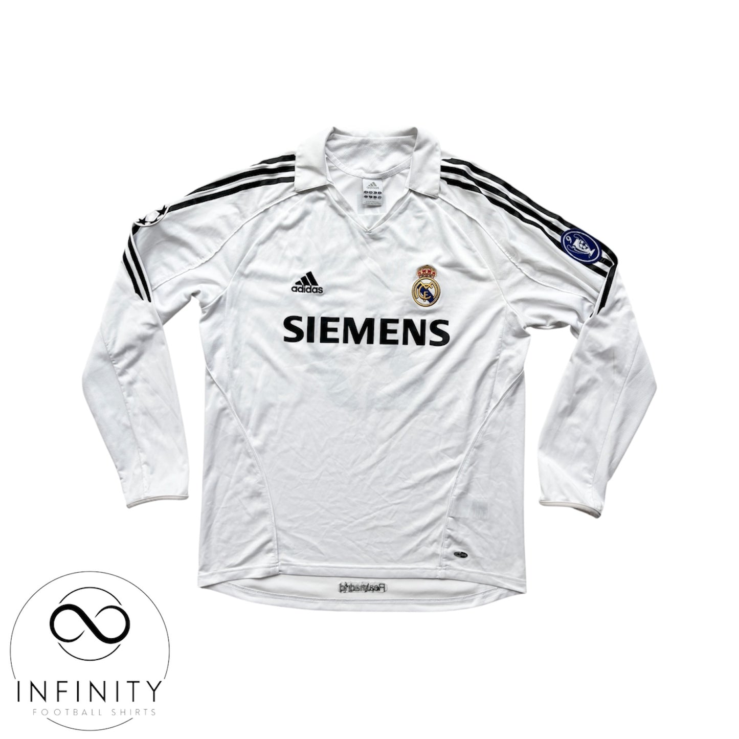 Real Madrid Home Shirt LS 2005/06 (L) Beckham 23