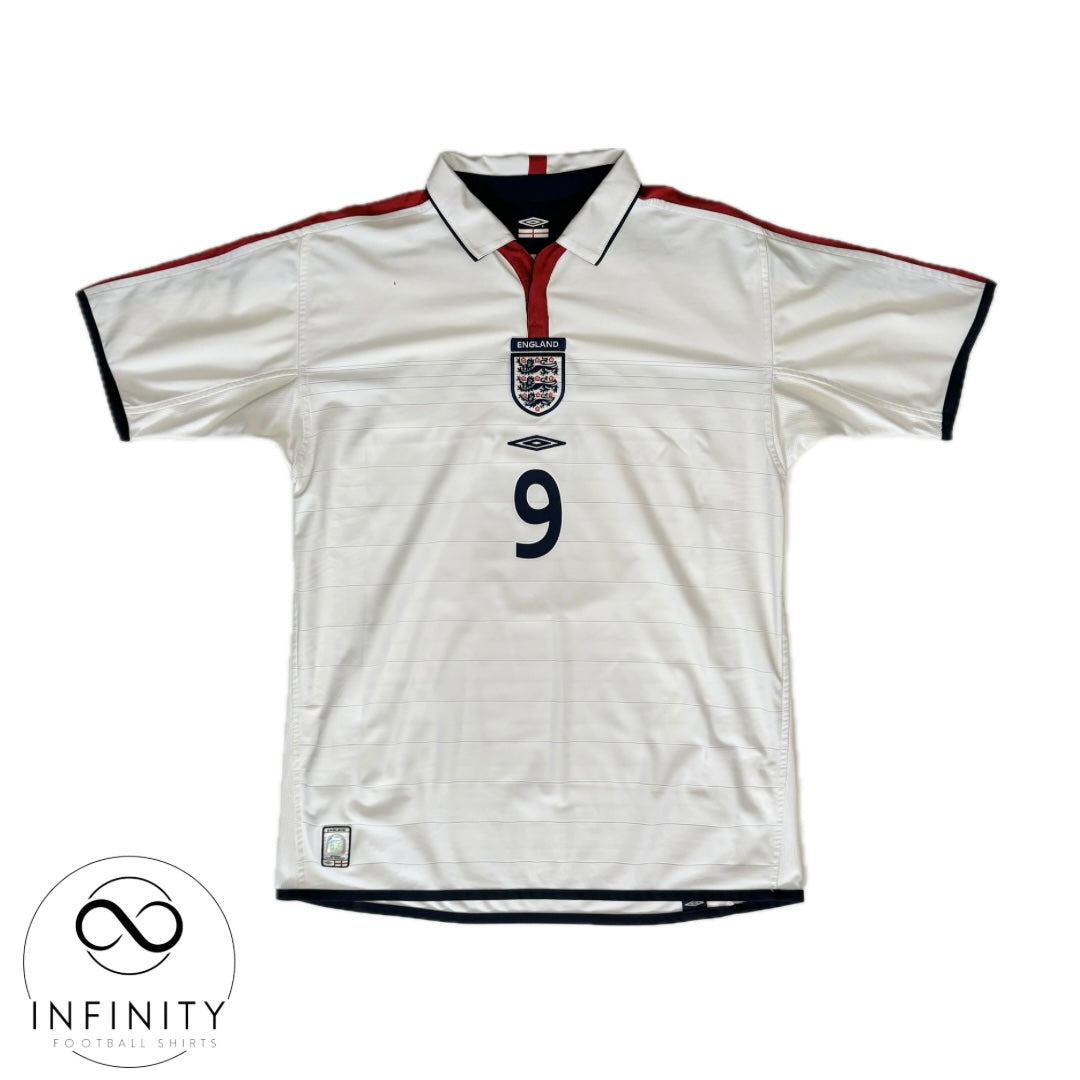 England Home Shirt 2003/05 (L) Rooney 9