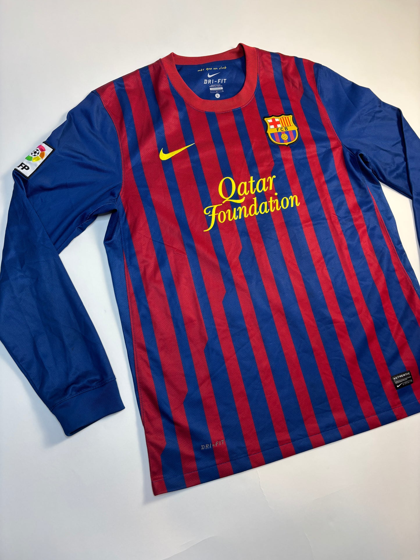 Barcelona Home Shirt 2011/12 LS (L) Messi 10
